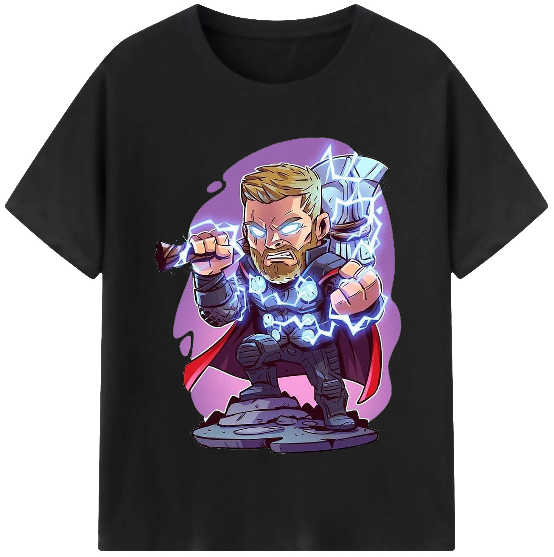 （画像用） アベンジャーズ The Avengers 綿100％半袖Tシャツ（フロントプリント）