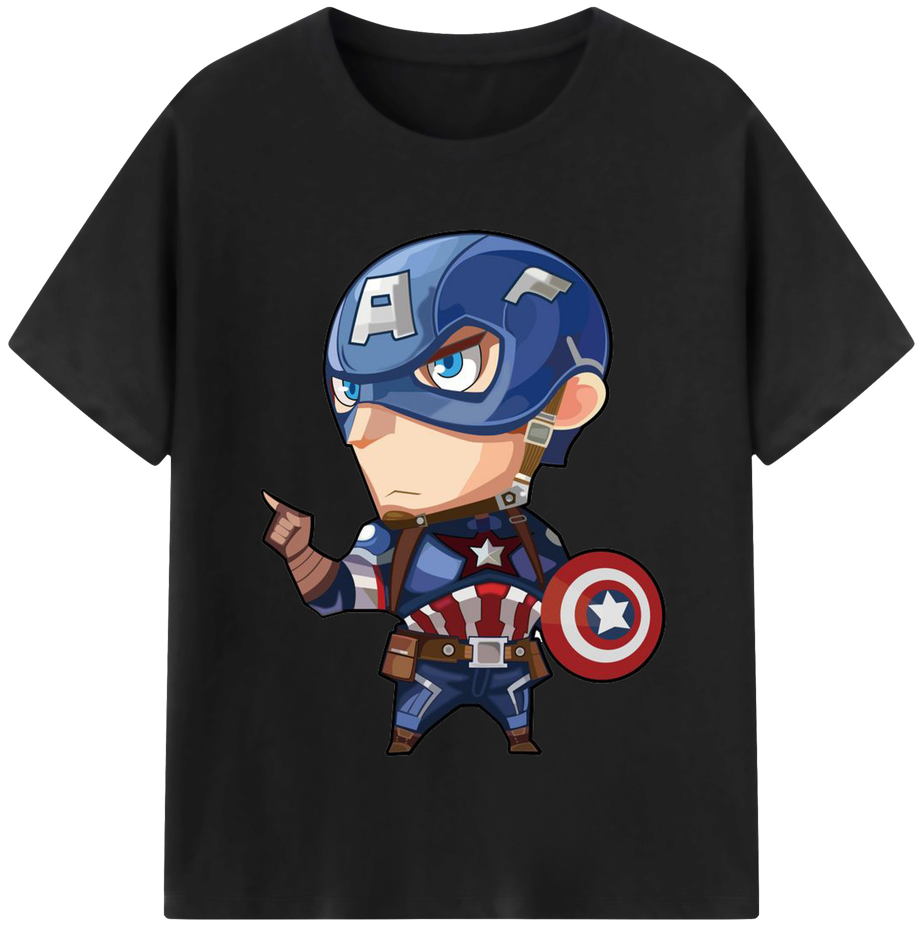 （画像用） アベンジャーズ The Avengers 綿100％半袖Tシャツ（フロントプリント）