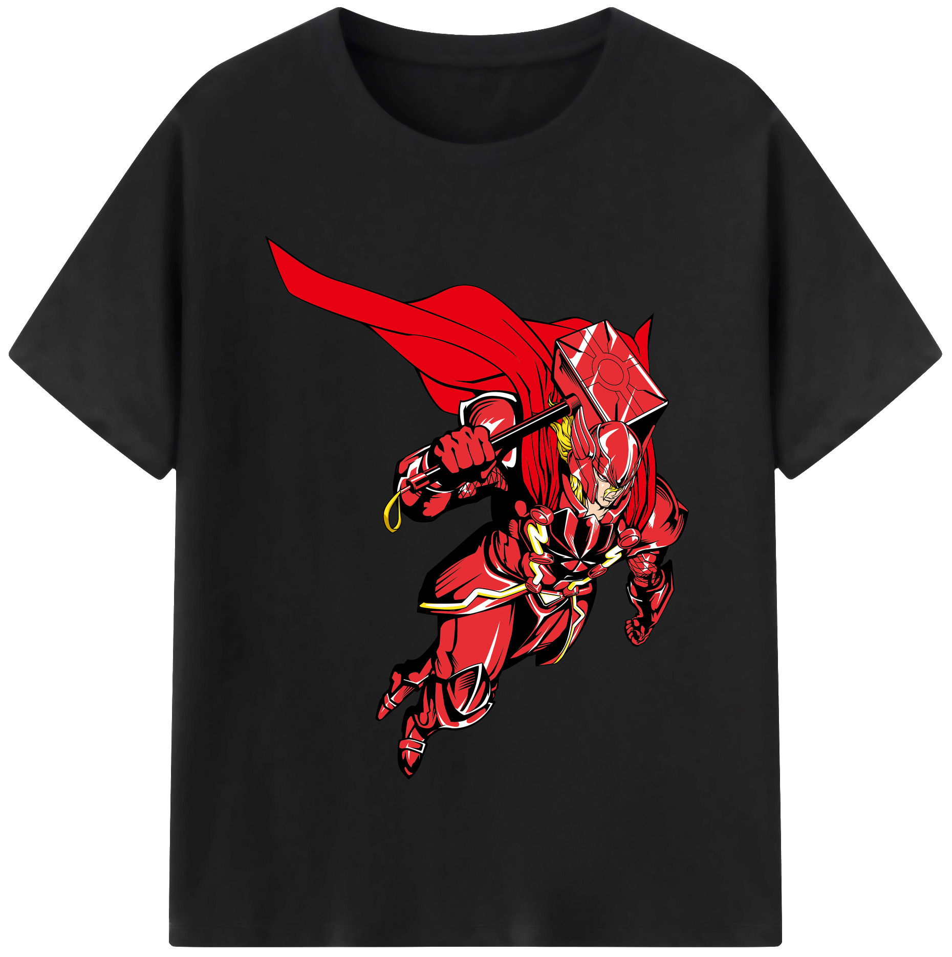 （画像用） アベンジャーズ The Avengers 綿100％半袖Tシャツ（フロントプリント）