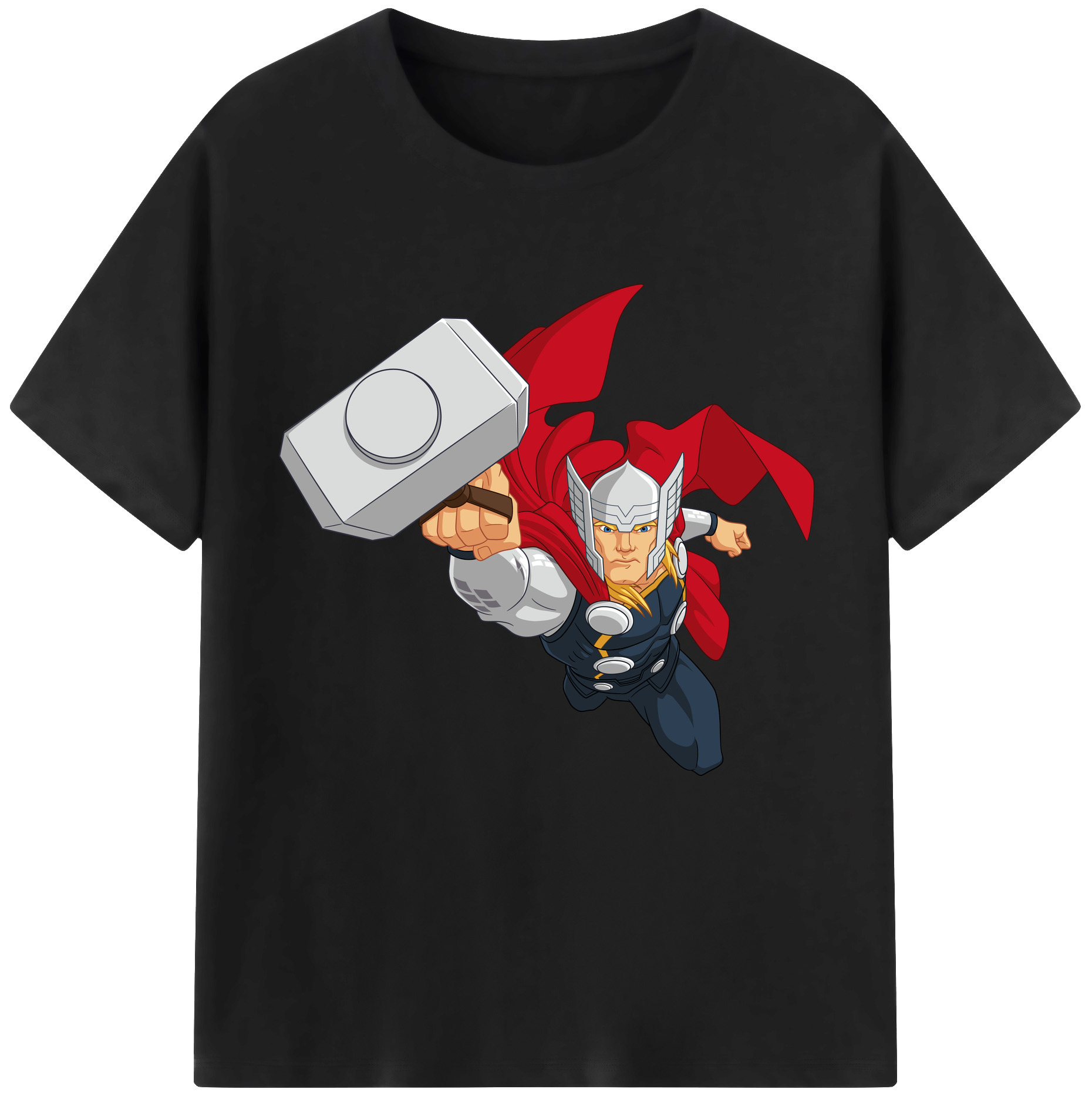 （画像用） アベンジャーズ The Avengers 綿100％半袖Tシャツ（フロントプリント）