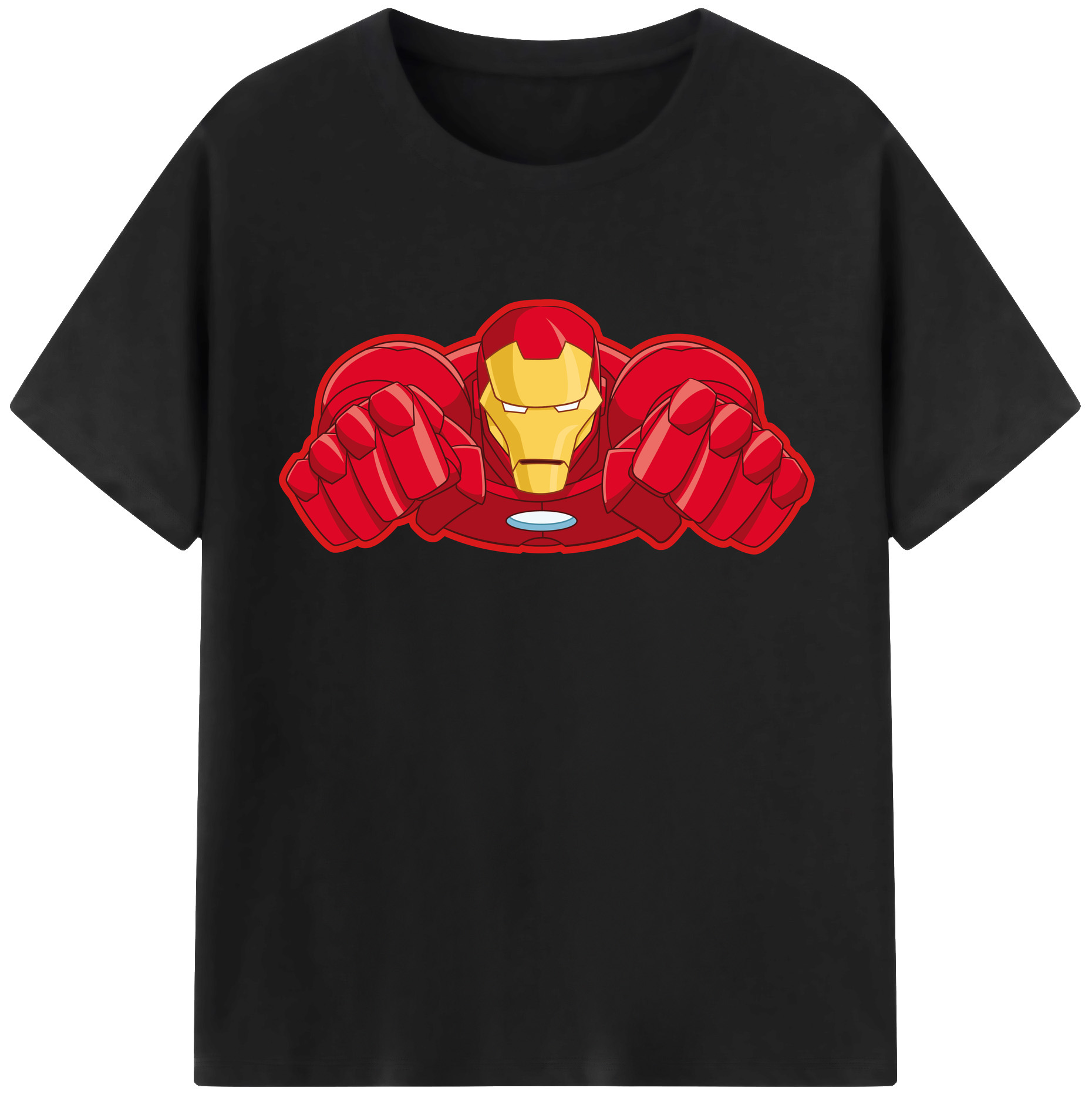 （画像用） アベンジャーズ The Avengers 綿100％半袖Tシャツ（フロントプリント）