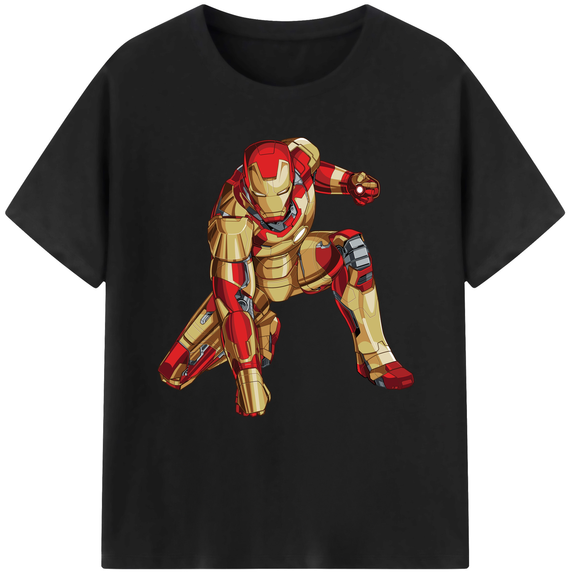 （画像用） アベンジャーズ The Avengers 綿100％半袖Tシャツ（フロントプリント）