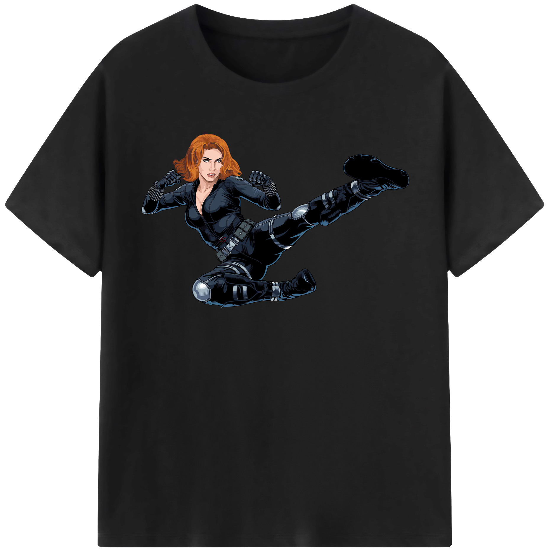 （画像用） アベンジャーズ The Avengers 綿100％半袖Tシャツ（フロントプリント）