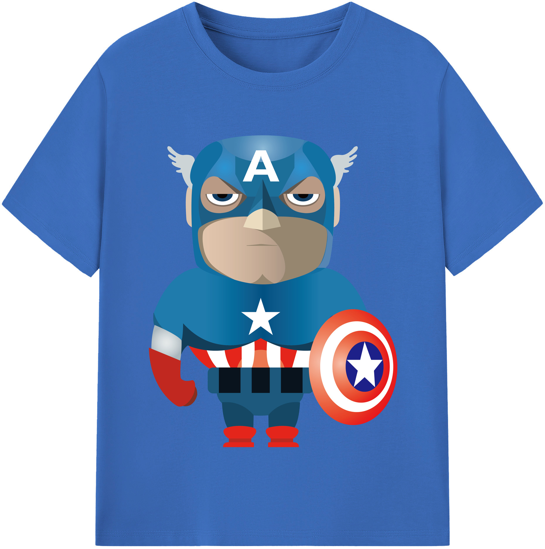（画像用） アベンジャーズ The Avengers 綿100％半袖Tシャツ（フロントプリント）