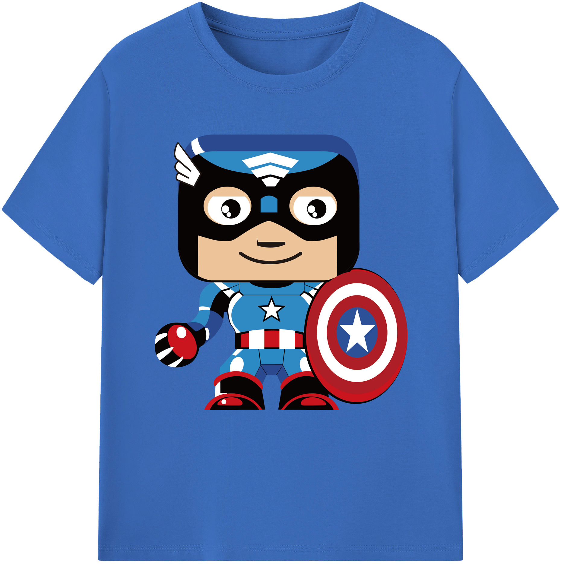 （画像用） アベンジャーズ The Avengers 綿100％半袖Tシャツ（フロントプリント）