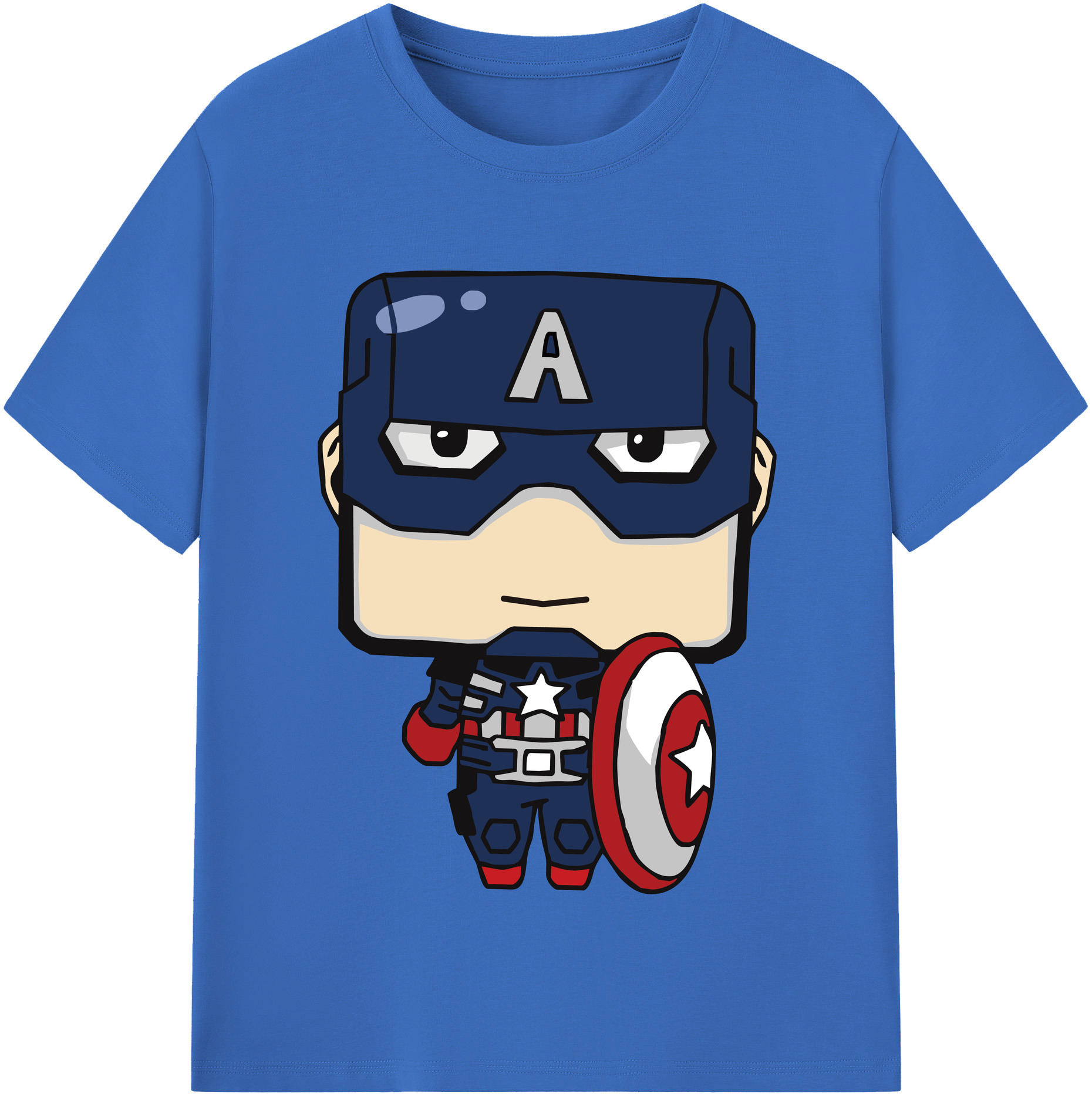 （画像用） アベンジャーズ The Avengers 綿100％半袖Tシャツ（フロントプリント）