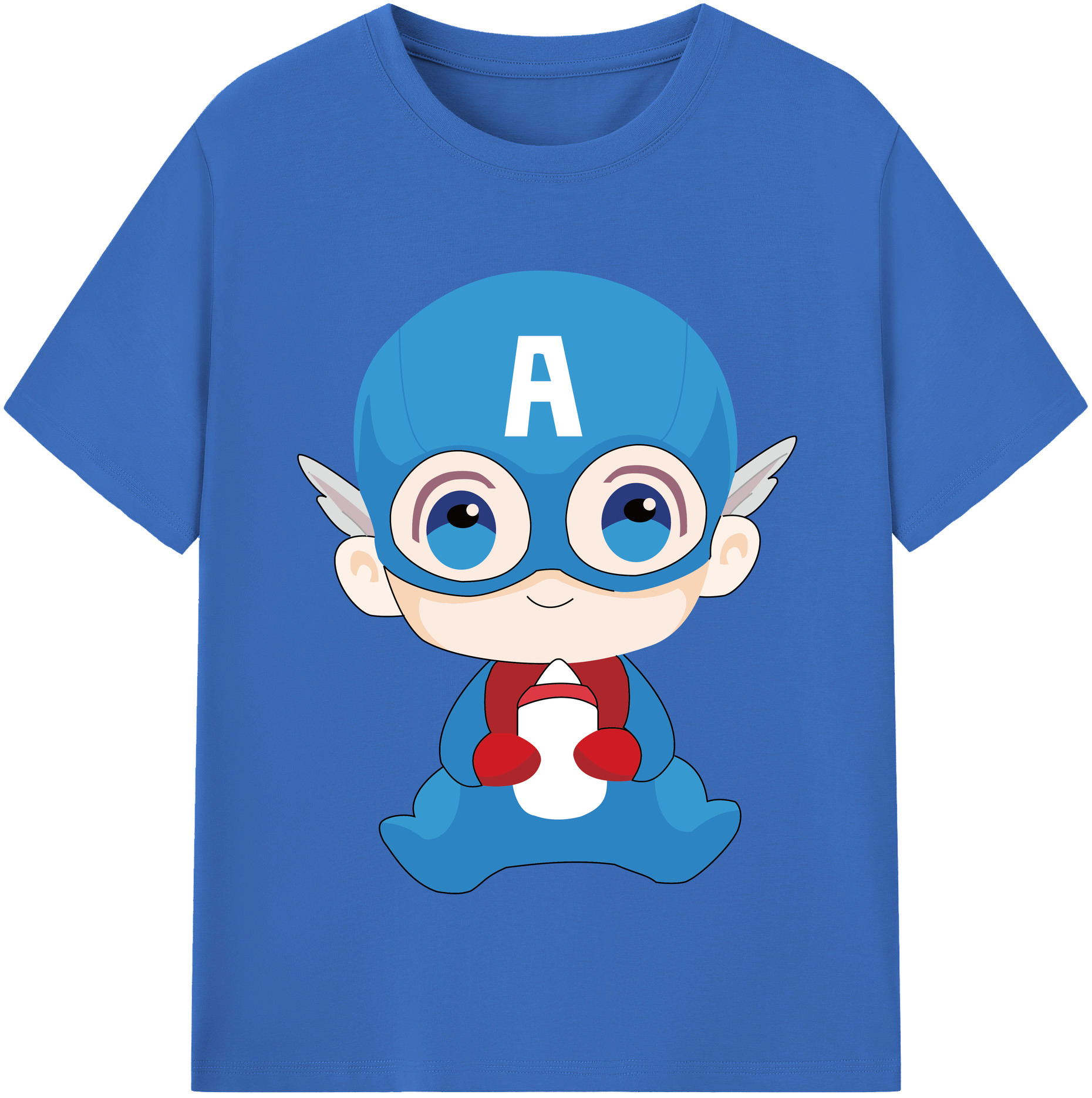 （画像用） アベンジャーズ The Avengers 綿100％半袖Tシャツ（フロントプリント）