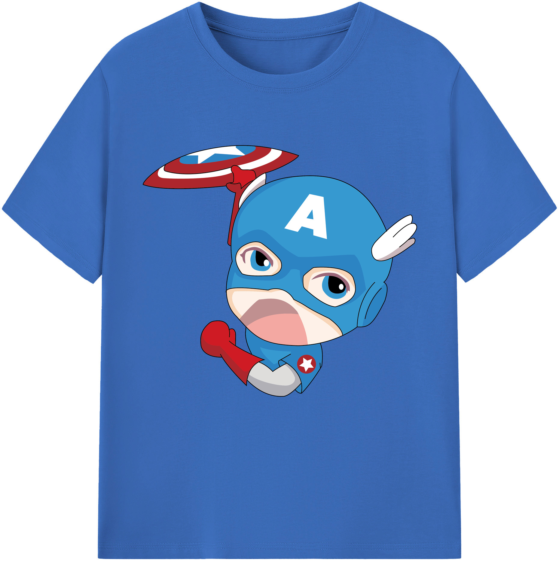 （画像用） アベンジャーズ The Avengers 綿100％半袖Tシャツ（フロントプリント）
