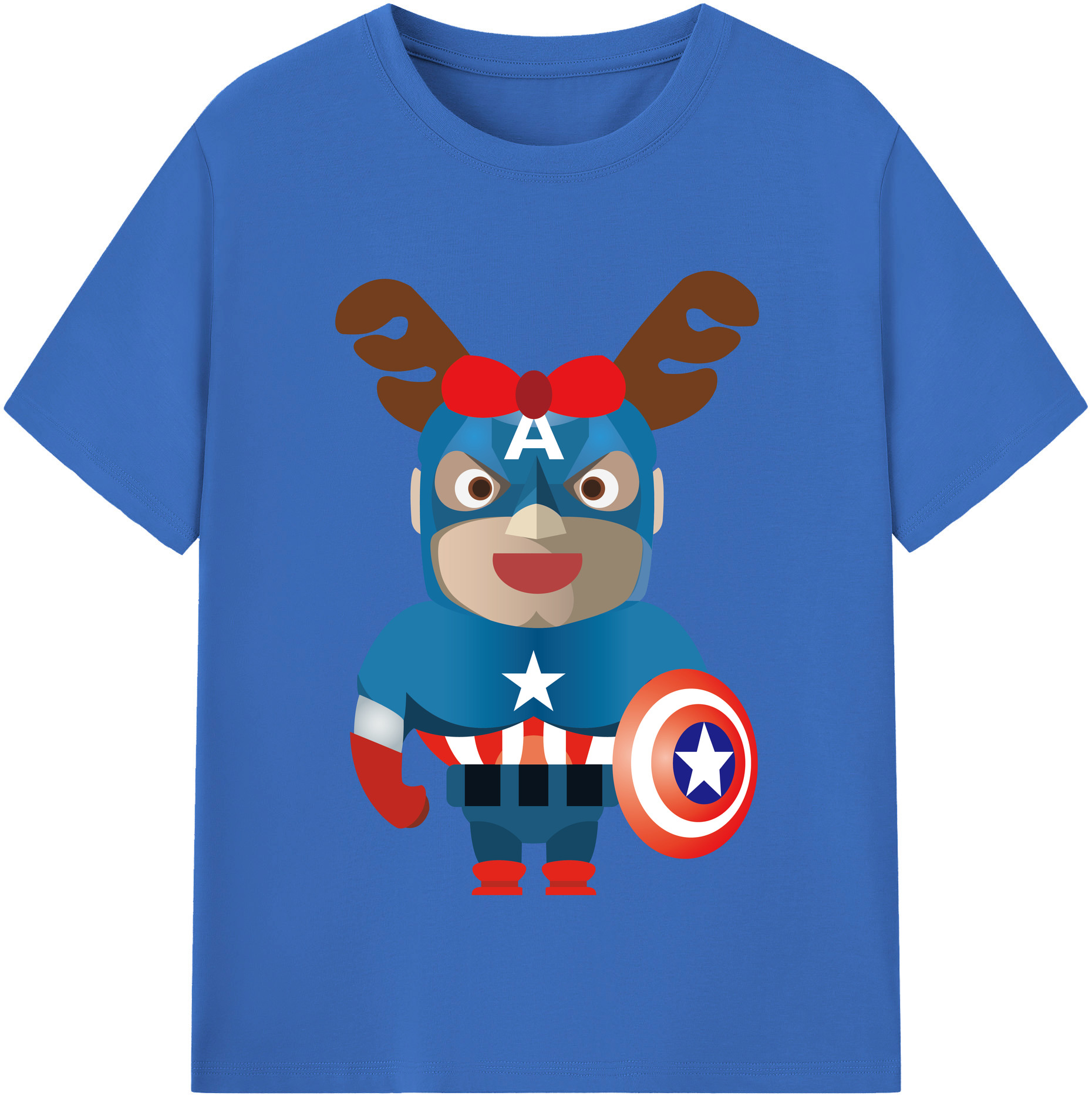 （画像用） アベンジャーズ The Avengers 綿100％半袖Tシャツ（フロントプリント）