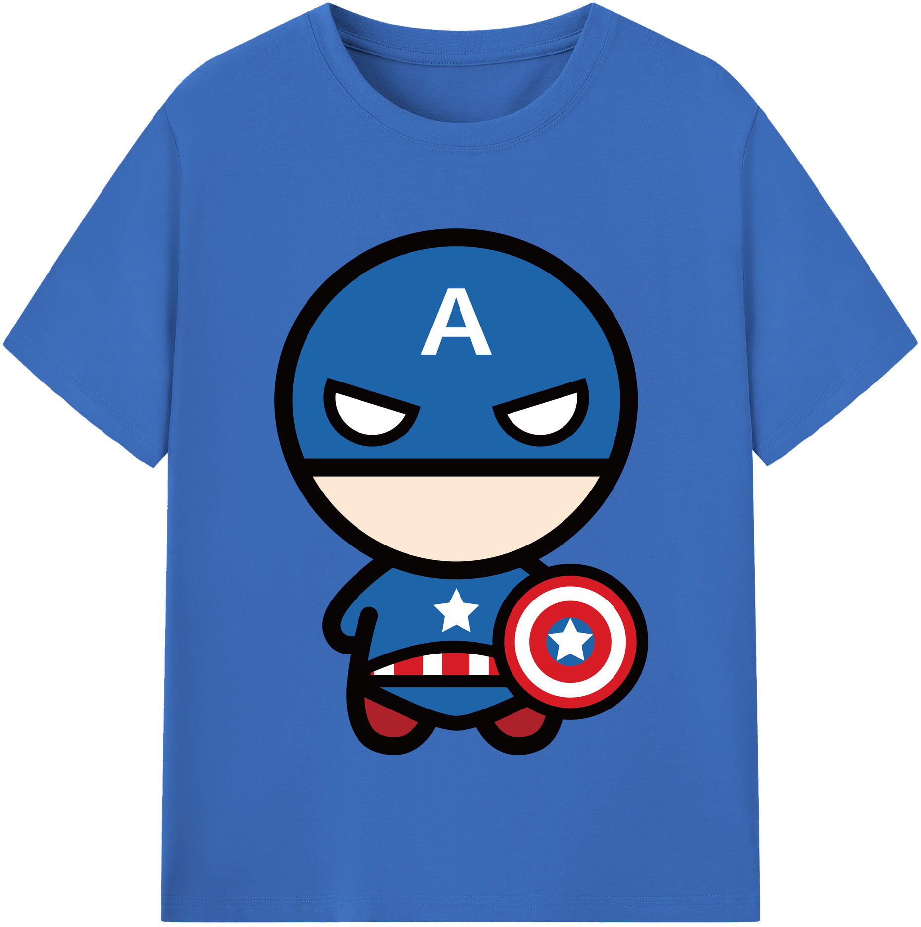 （画像用） アベンジャーズ The Avengers 綿100％半袖Tシャツ（フロントプリント）