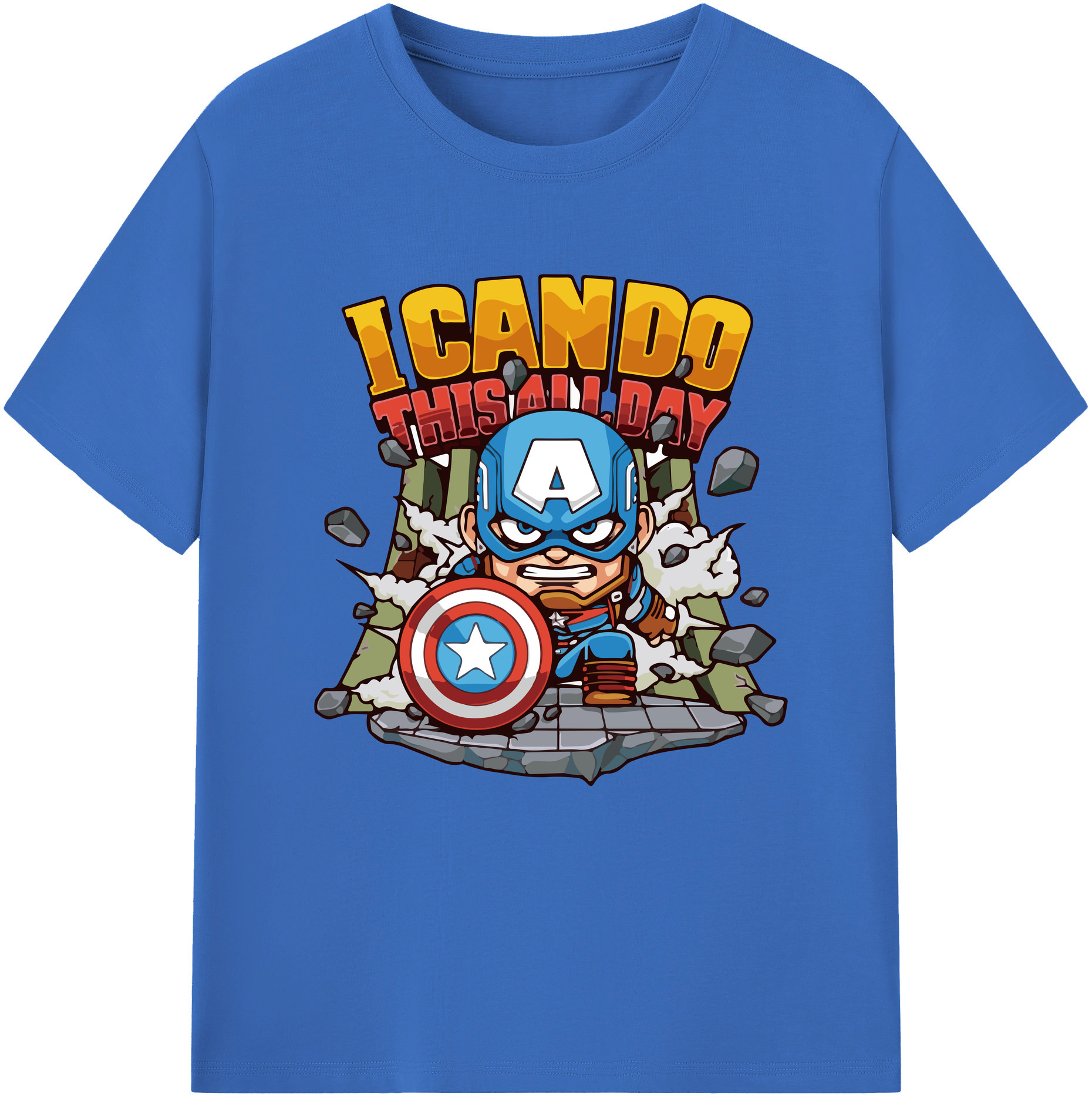 （画像用） アベンジャーズ The Avengers 綿100％半袖Tシャツ（フロントプリント）