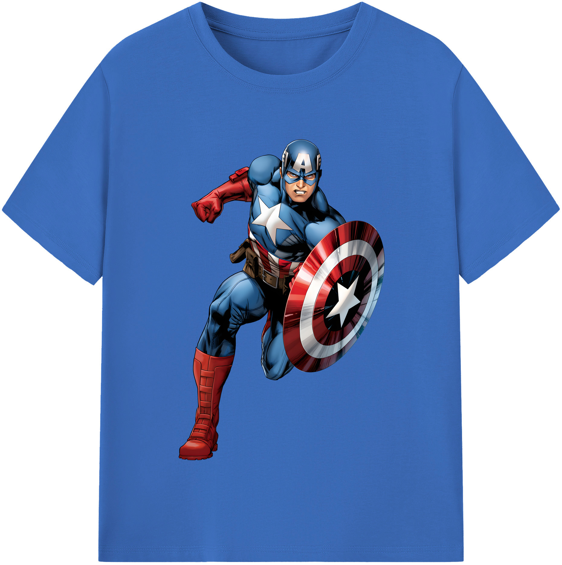（画像用） アベンジャーズ The Avengers 綿100％半袖Tシャツ（フロントプリント）
