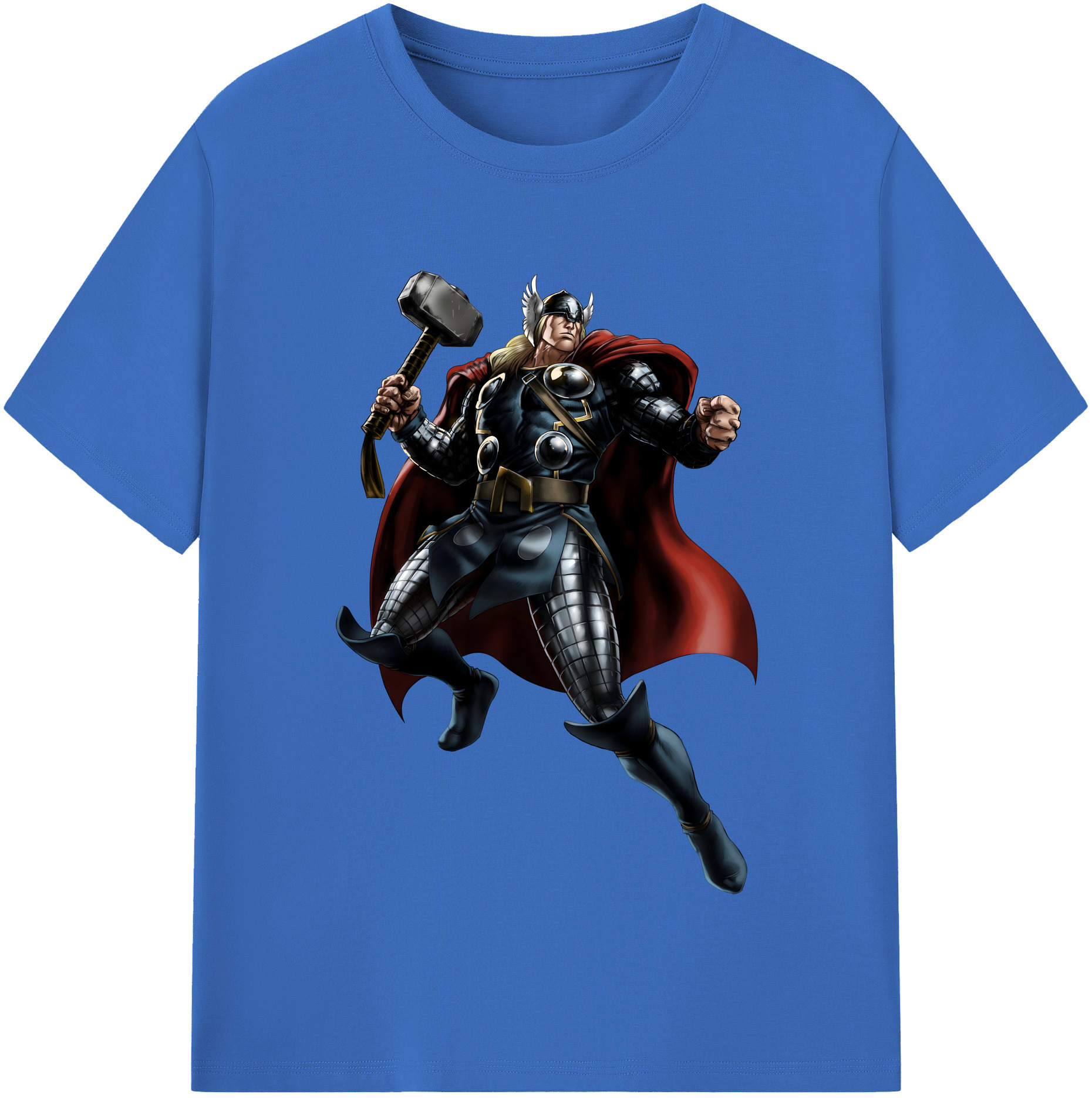 （画像用） アベンジャーズ The Avengers 綿100％半袖Tシャツ（フロントプリント）