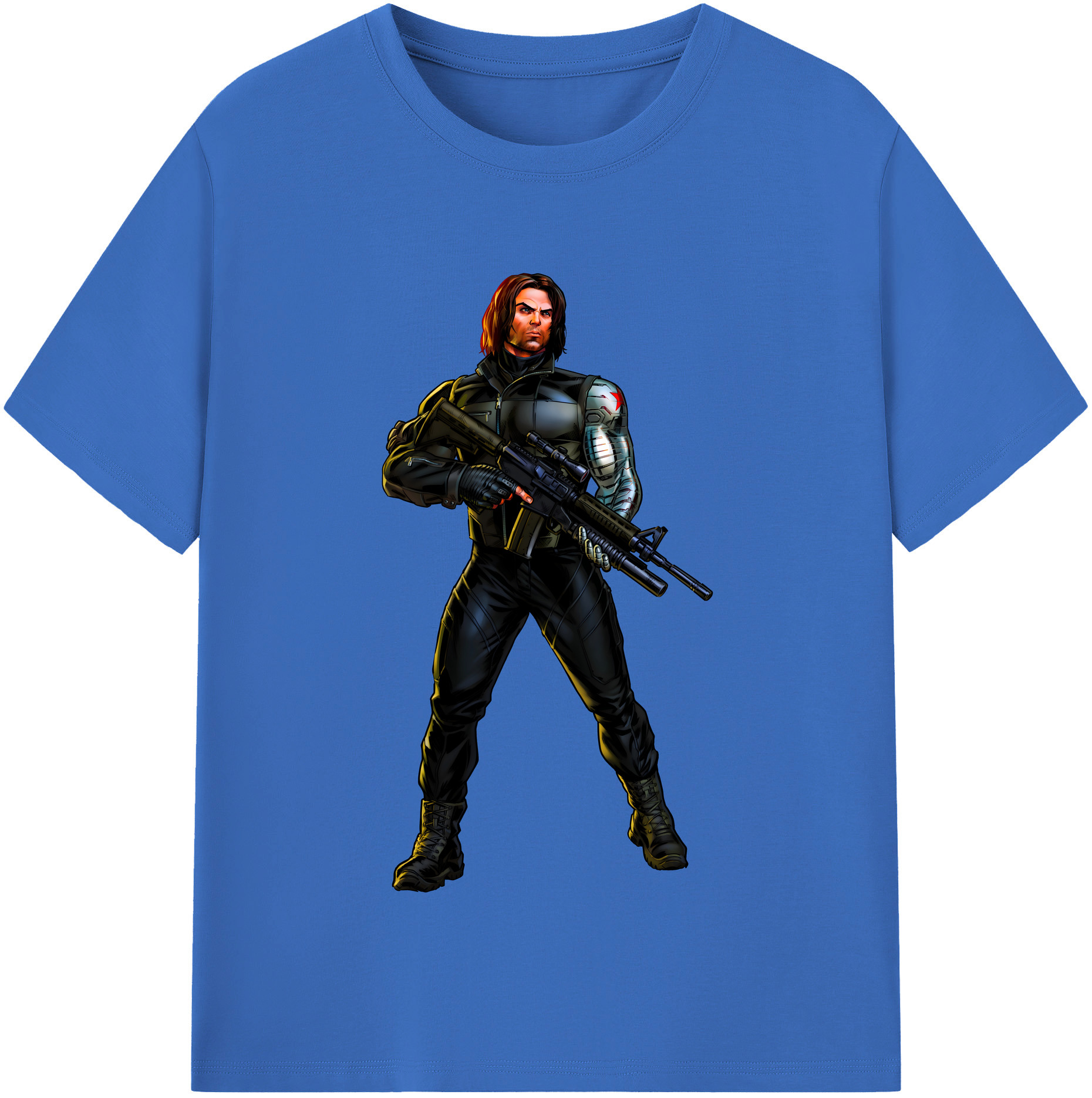 （画像用） アベンジャーズ The Avengers 綿100％半袖Tシャツ（フロントプリント）