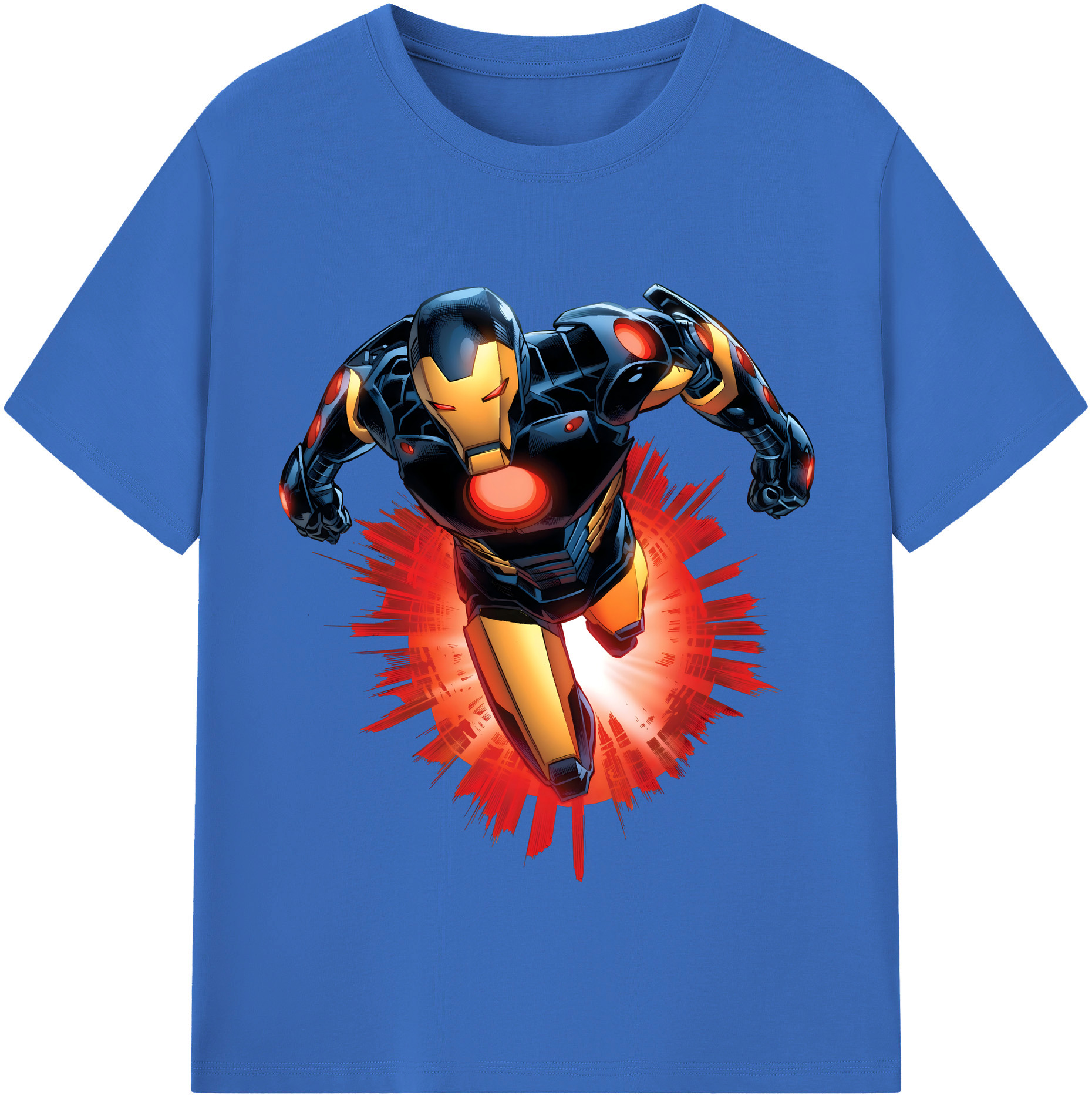（画像用） アベンジャーズ The Avengers 綿100％半袖Tシャツ（フロントプリント）