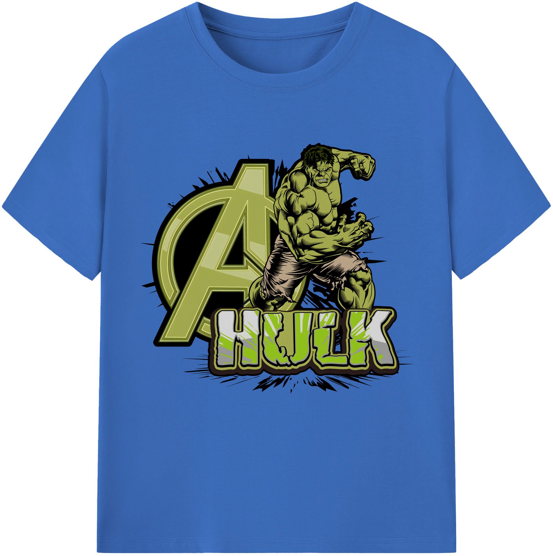（画像用） アベンジャーズ The Avengers 綿100％半袖Tシャツ（フロントプリント）