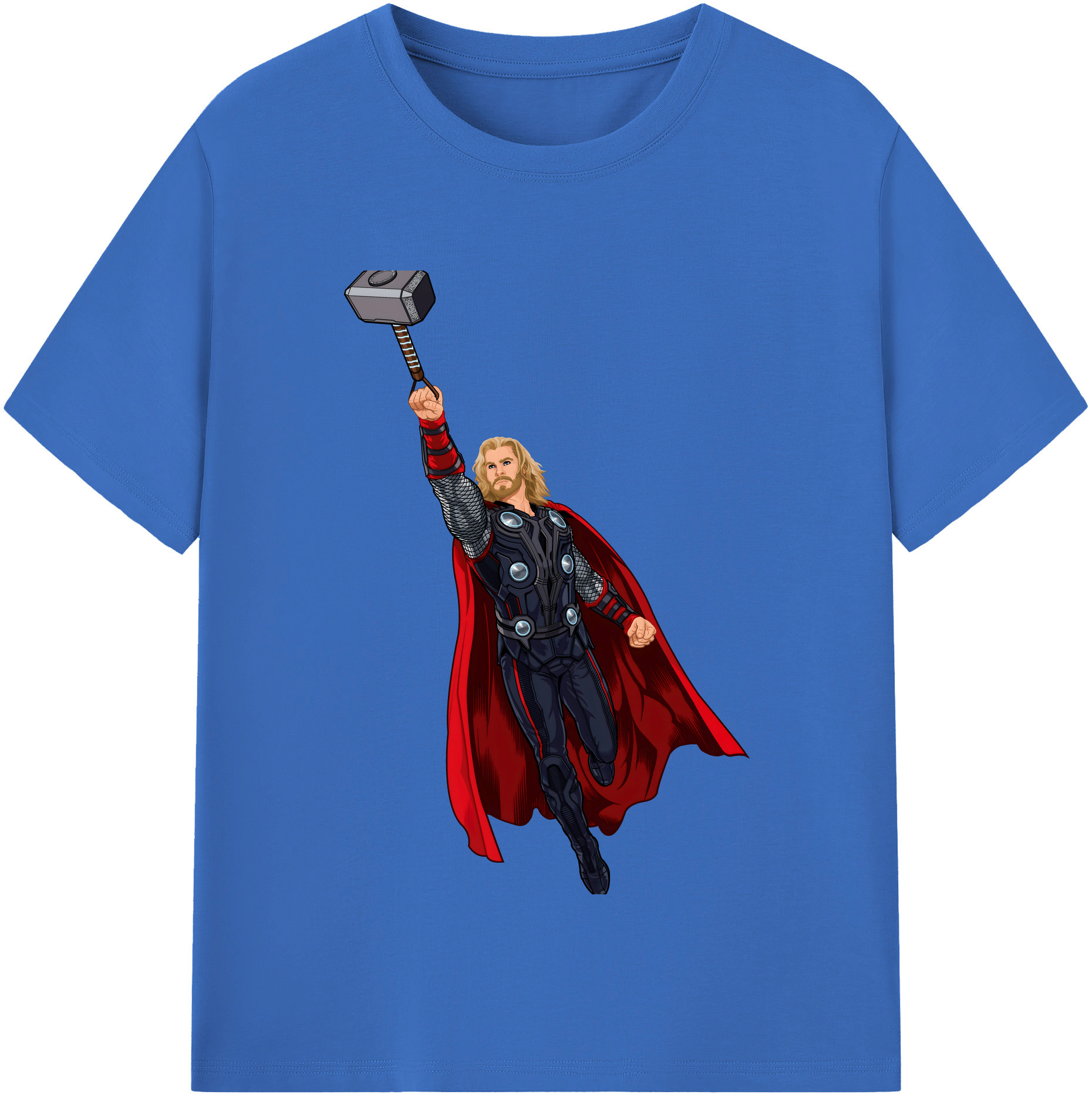 （画像用） アベンジャーズ The Avengers 綿100％半袖Tシャツ（フロントプリント）