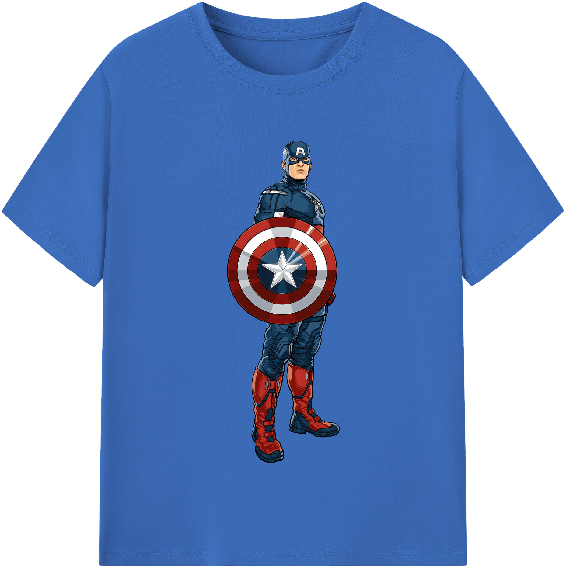 （画像用） アベンジャーズ The Avengers 綿100％半袖Tシャツ（フロントプリント）