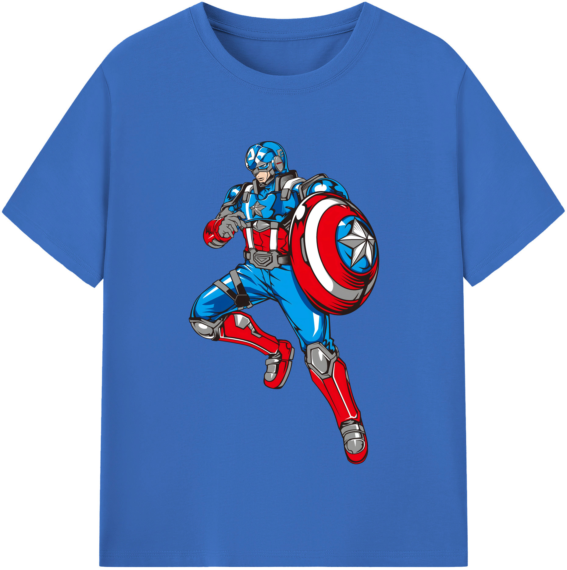 （画像用） アベンジャーズ The Avengers 綿100％半袖Tシャツ（フロントプリント）