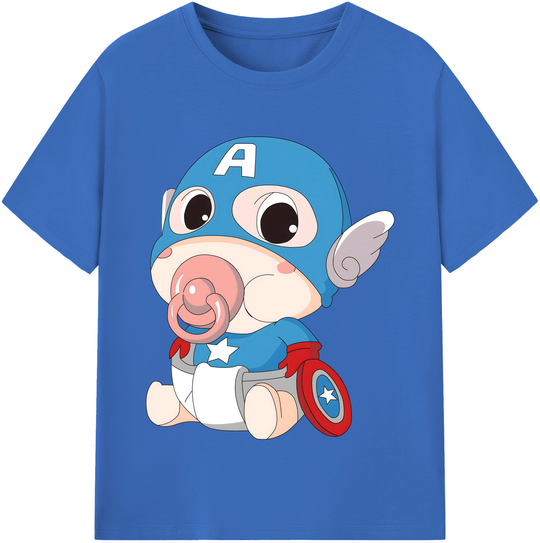 （画像用） アベンジャーズ The Avengers 綿100％半袖Tシャツ（フロントプリント）