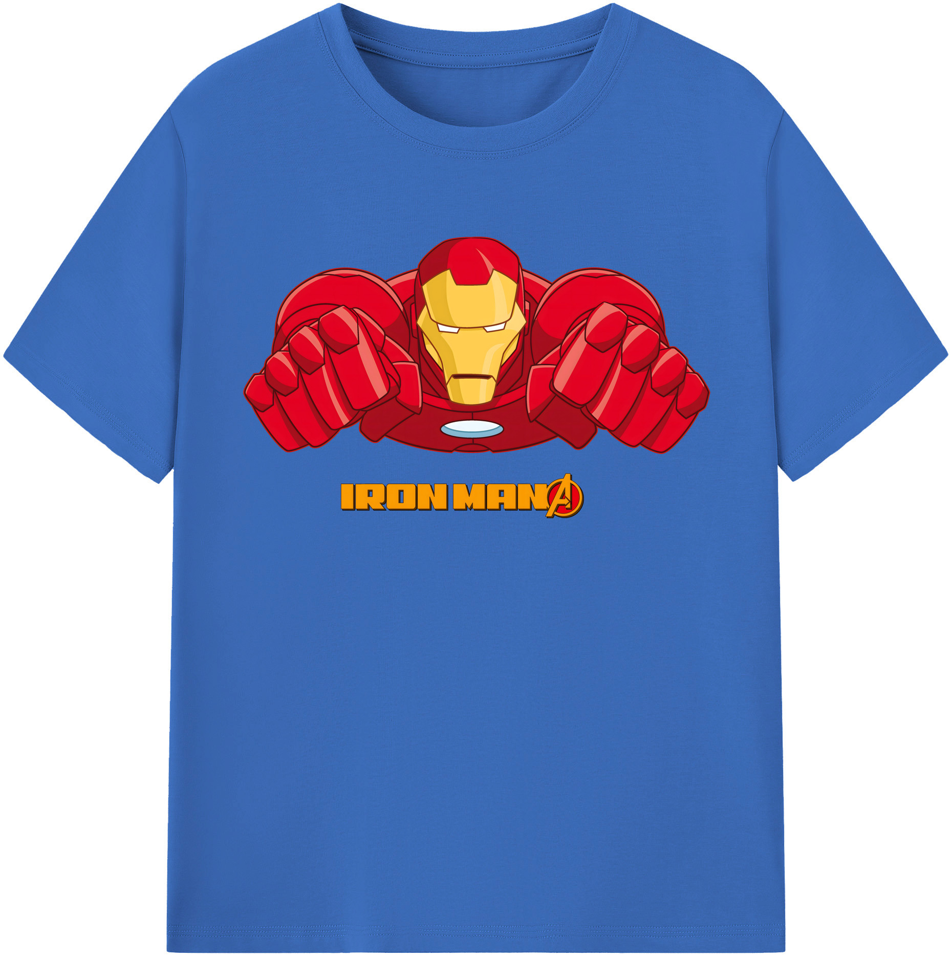 （画像用） アベンジャーズ The Avengers 綿100％半袖Tシャツ（フロントプリント）