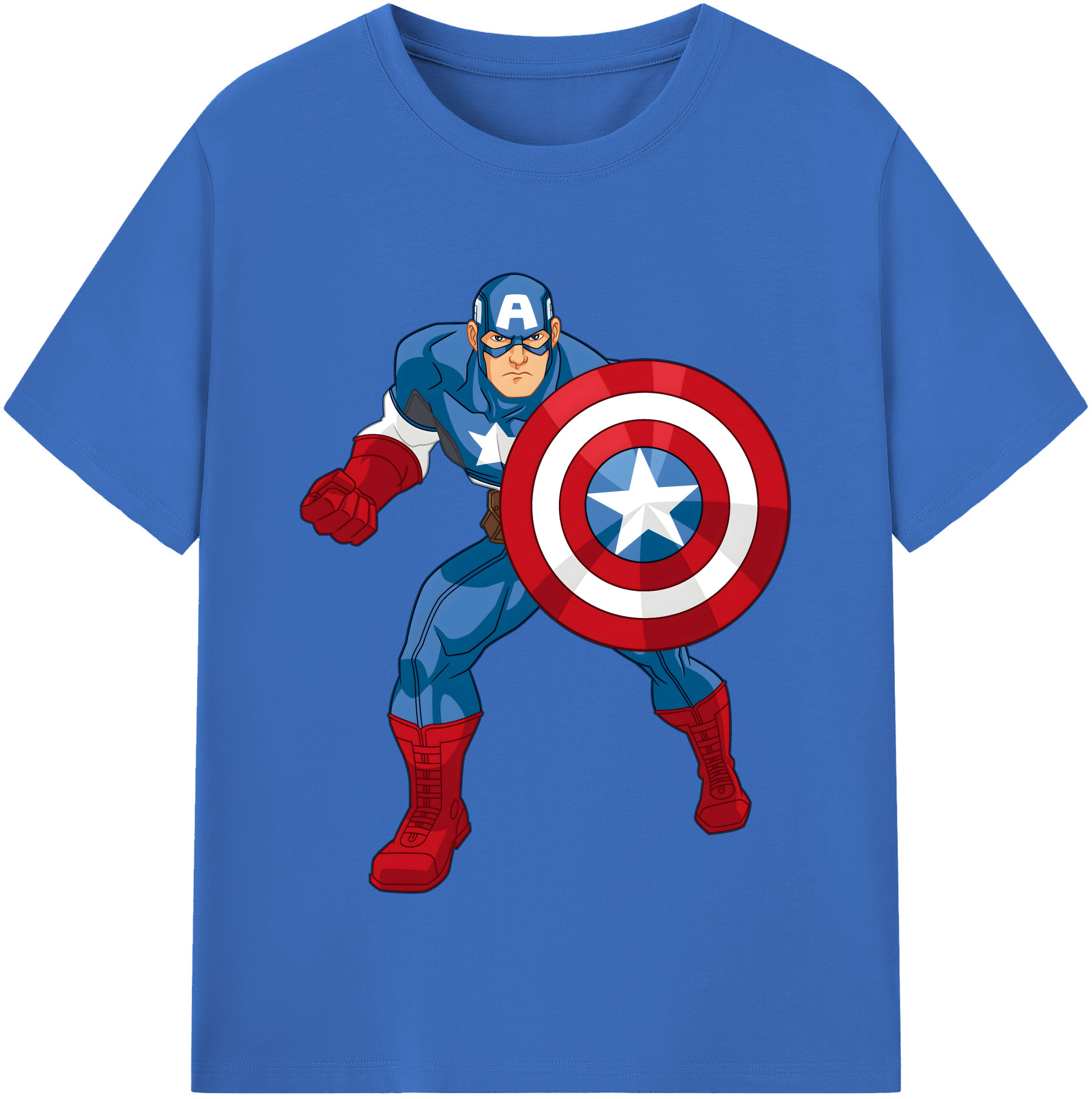 （画像用） アベンジャーズ The Avengers 綿100％半袖Tシャツ（フロントプリント）