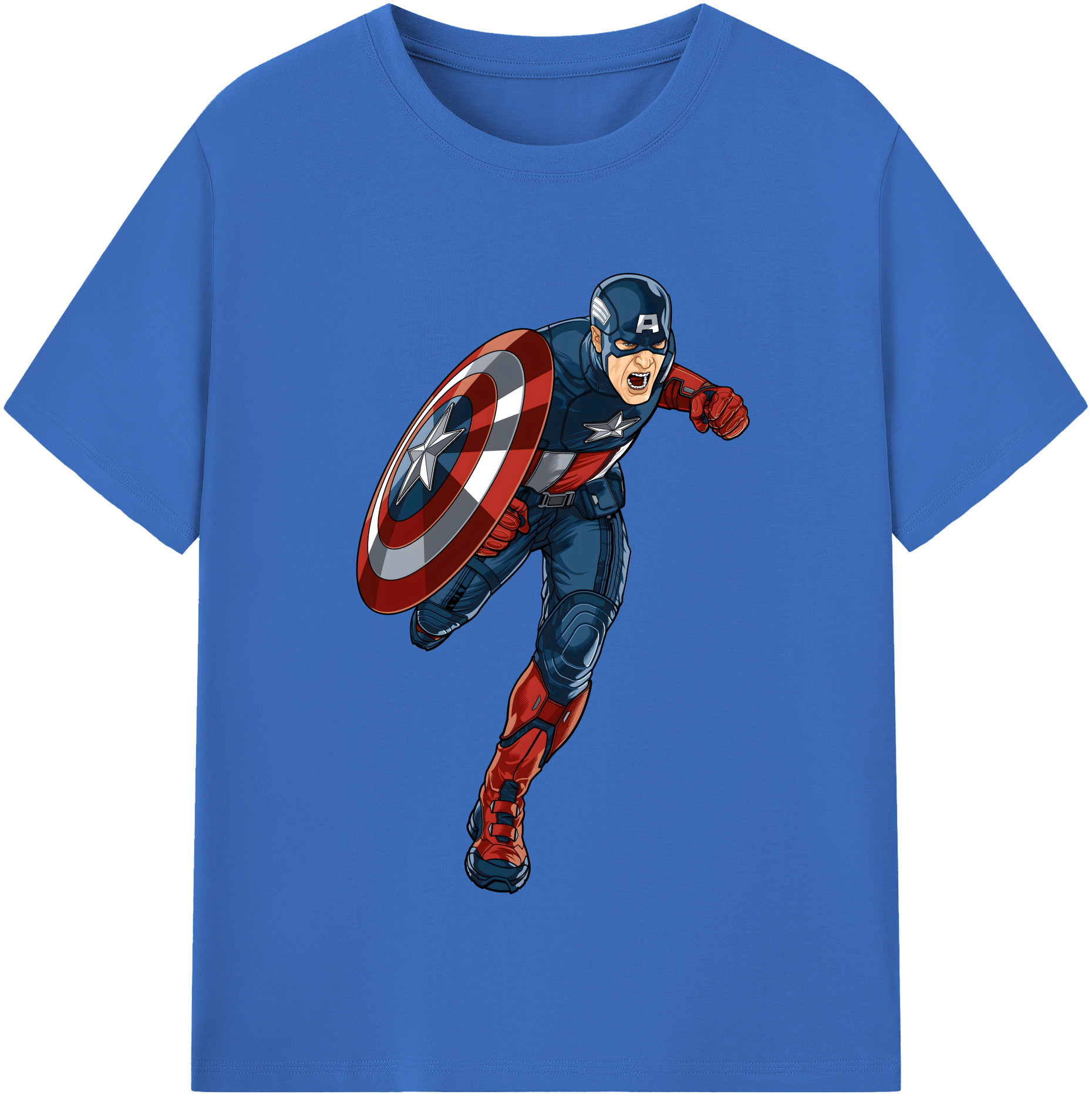（画像用） アベンジャーズ The Avengers 綿100％半袖Tシャツ（フロントプリント）