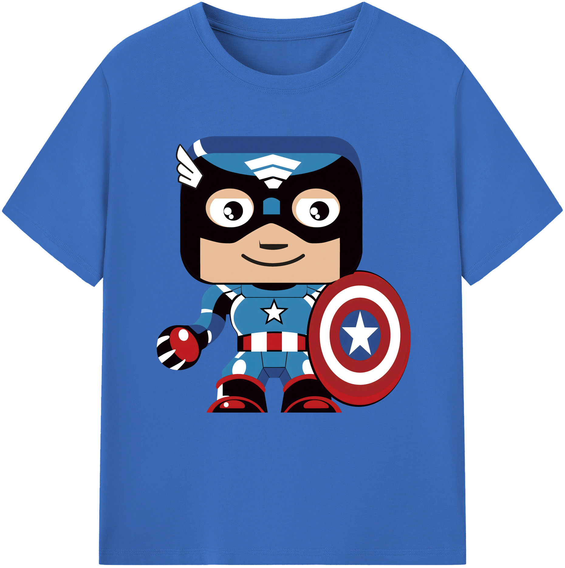 （画像用） アベンジャーズ The Avengers 綿100％半袖Tシャツ（フロントプリント）