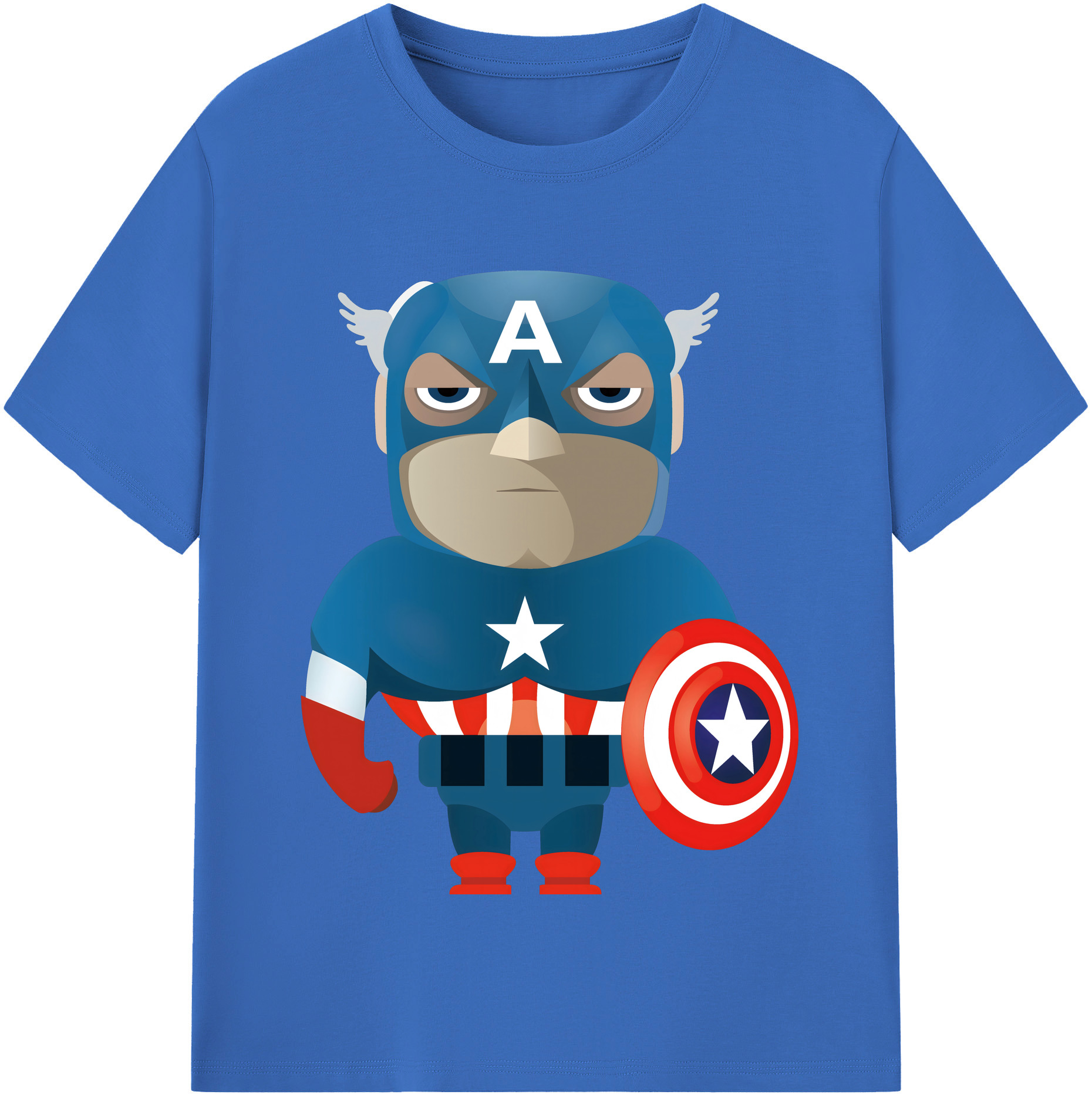 （画像用） アベンジャーズ The Avengers 綿100％半袖Tシャツ（フロントプリント）