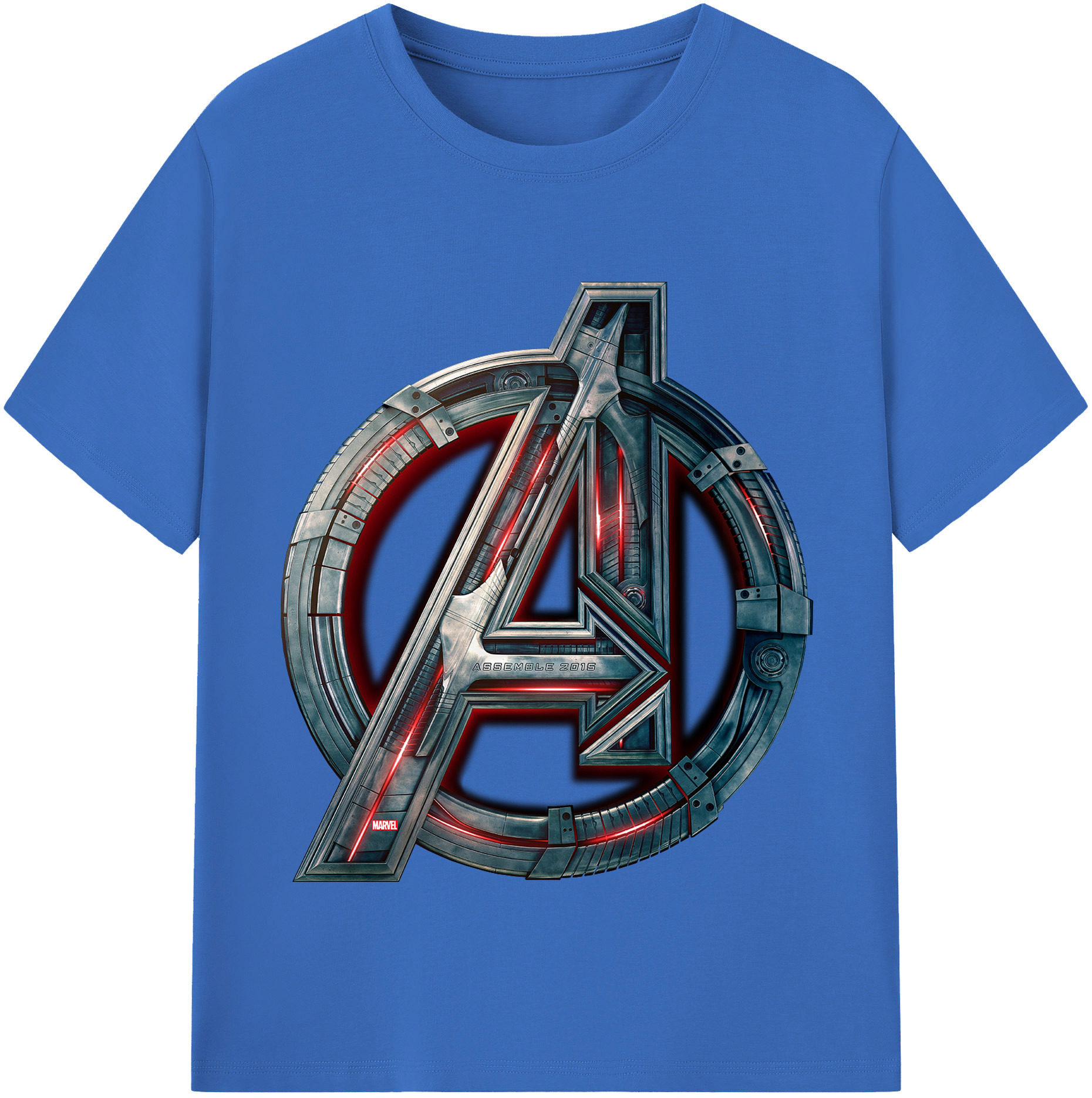 （画像用） アベンジャーズ The Avengers 綿100％半袖Tシャツ（フロントプリント）