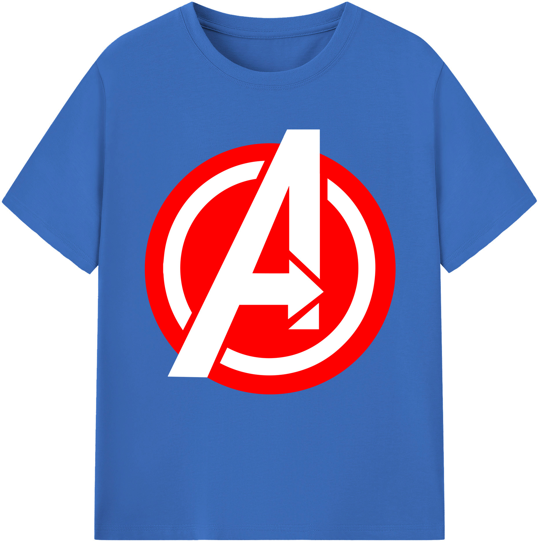 （画像用） アベンジャーズ The Avengers 綿100％半袖Tシャツ（フロントプリント）