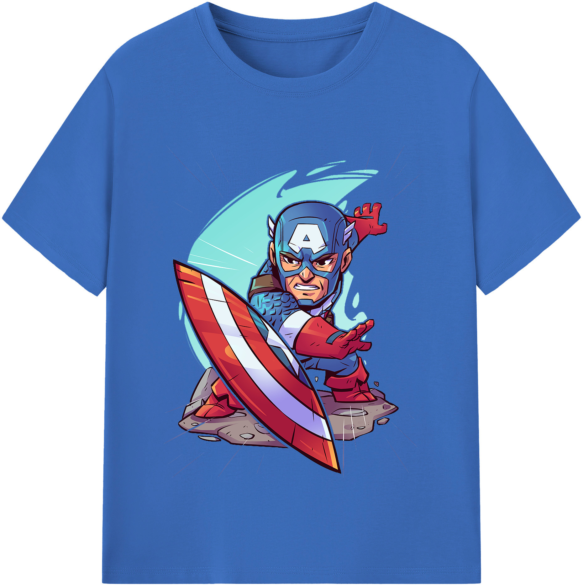 （画像用） アベンジャーズ The Avengers 綿100％半袖Tシャツ（フロントプリント）