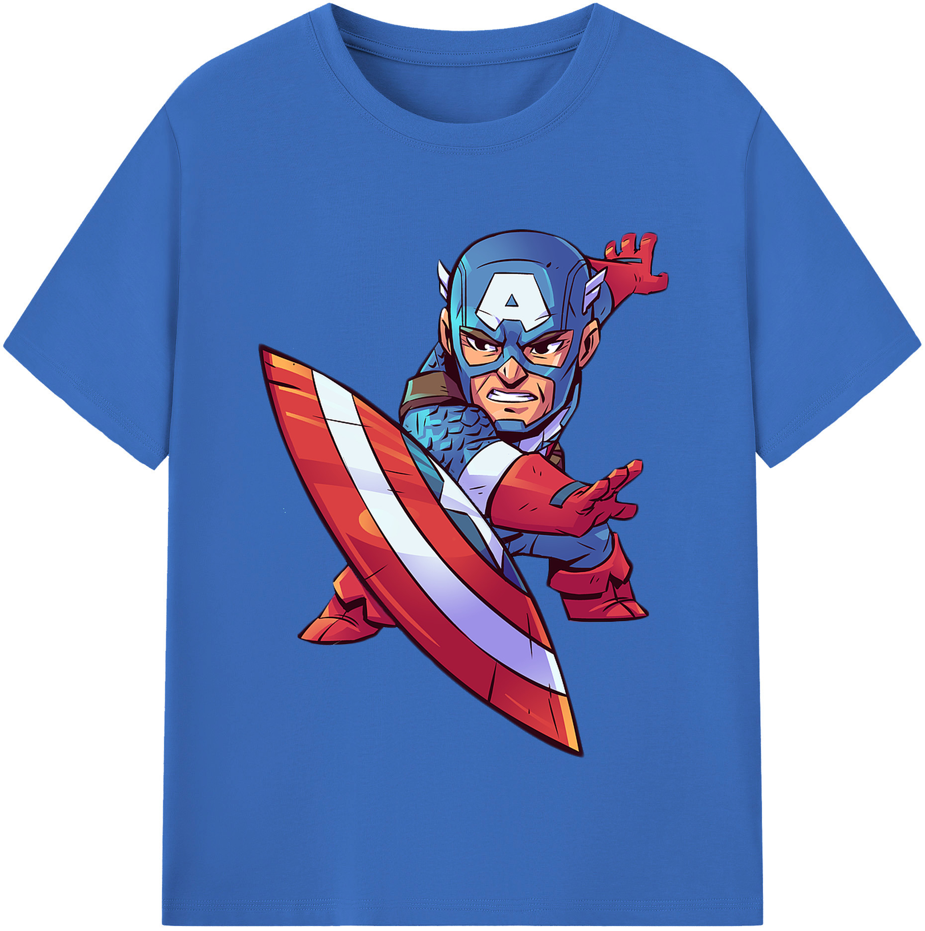 （画像用） アベンジャーズ The Avengers 綿100％半袖Tシャツ（フロントプリント）