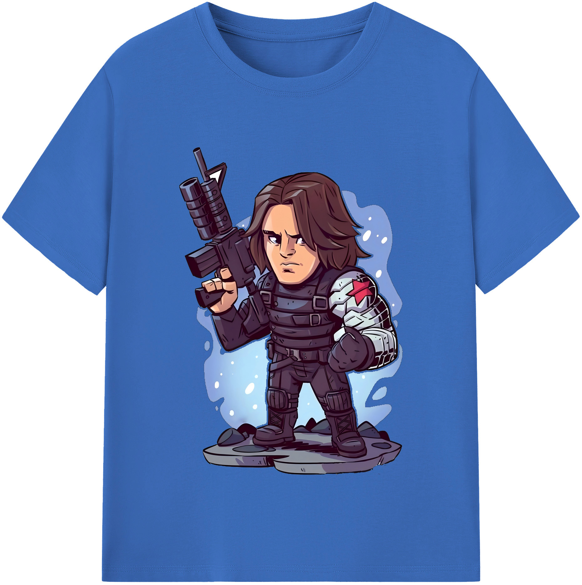 （画像用） アベンジャーズ The Avengers 綿100％半袖Tシャツ（フロントプリント）