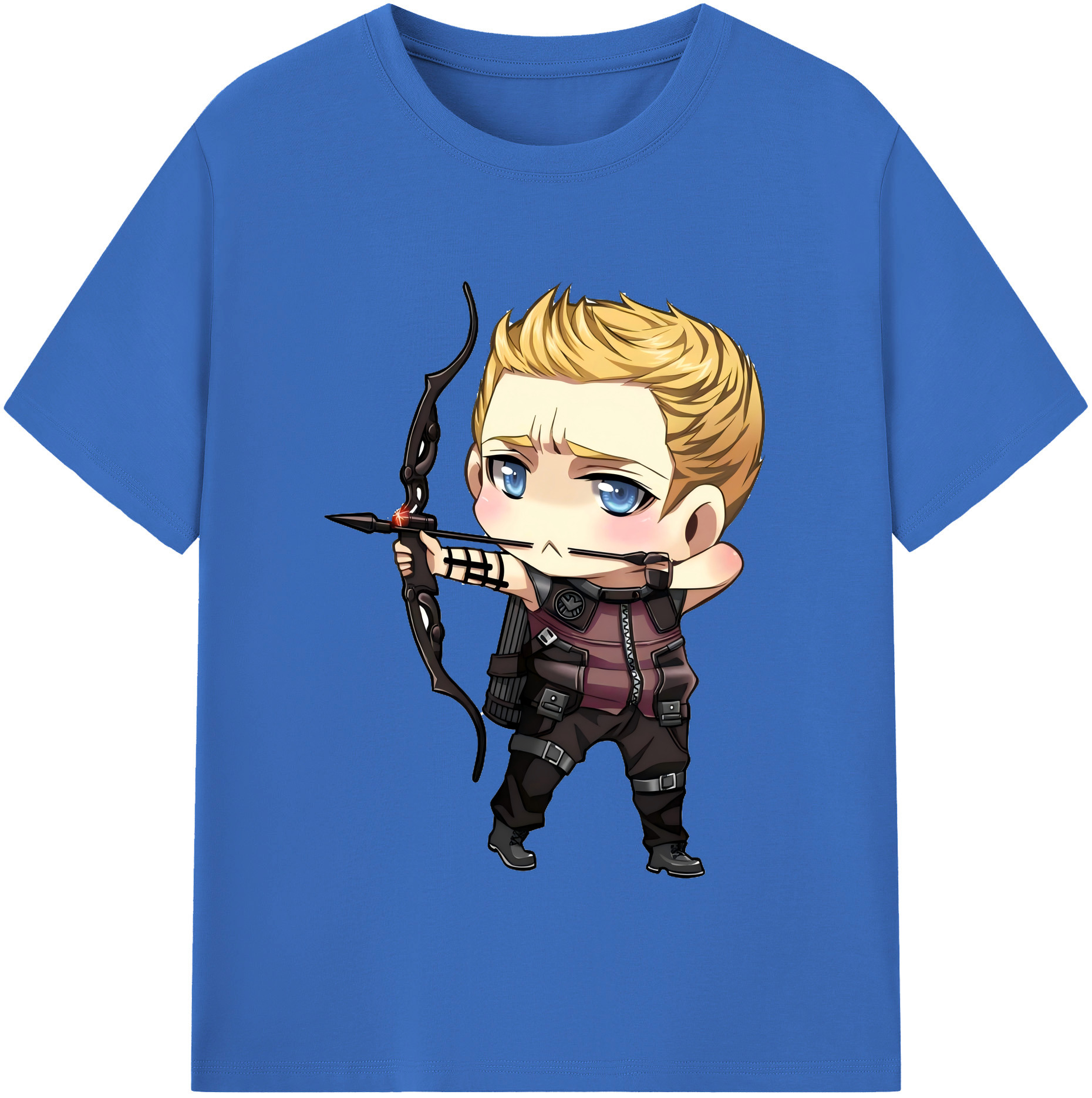 （画像用） アベンジャーズ The Avengers 綿100％半袖Tシャツ（フロントプリント）
