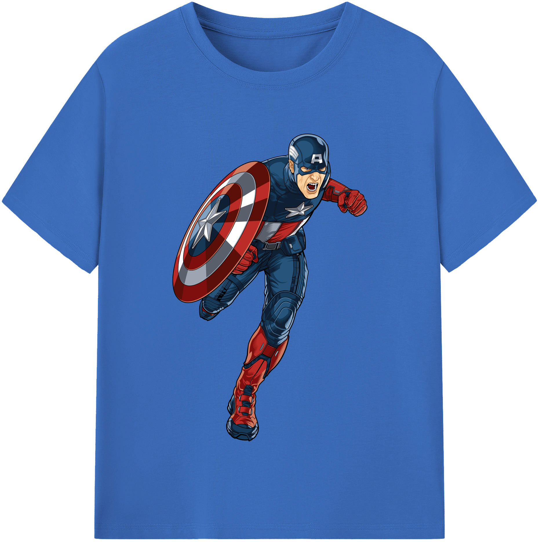 （画像用） アベンジャーズ The Avengers 綿100％半袖Tシャツ（フロントプリント）