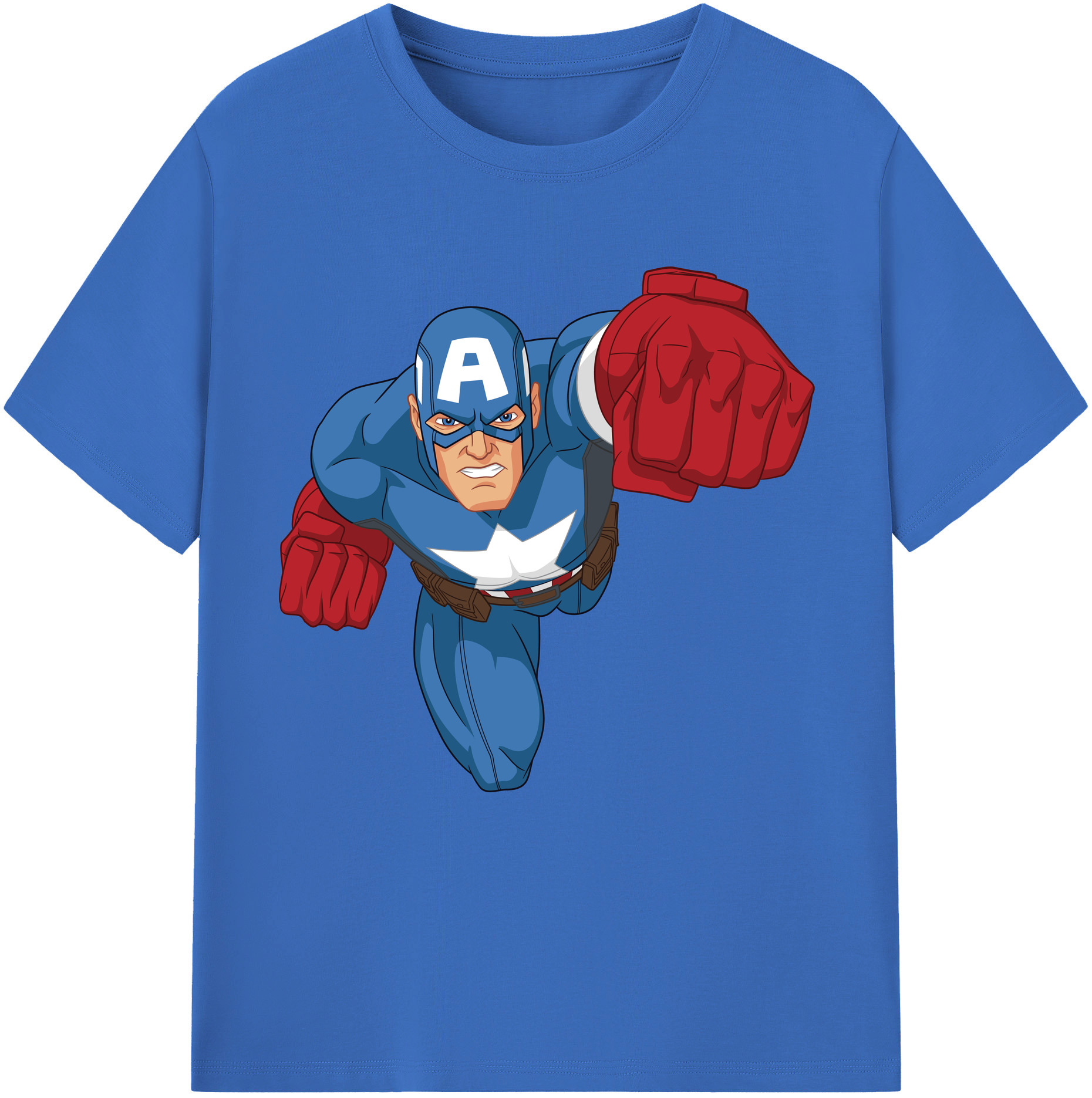 （画像用） アベンジャーズ The Avengers 綿100％半袖Tシャツ（フロントプリント）