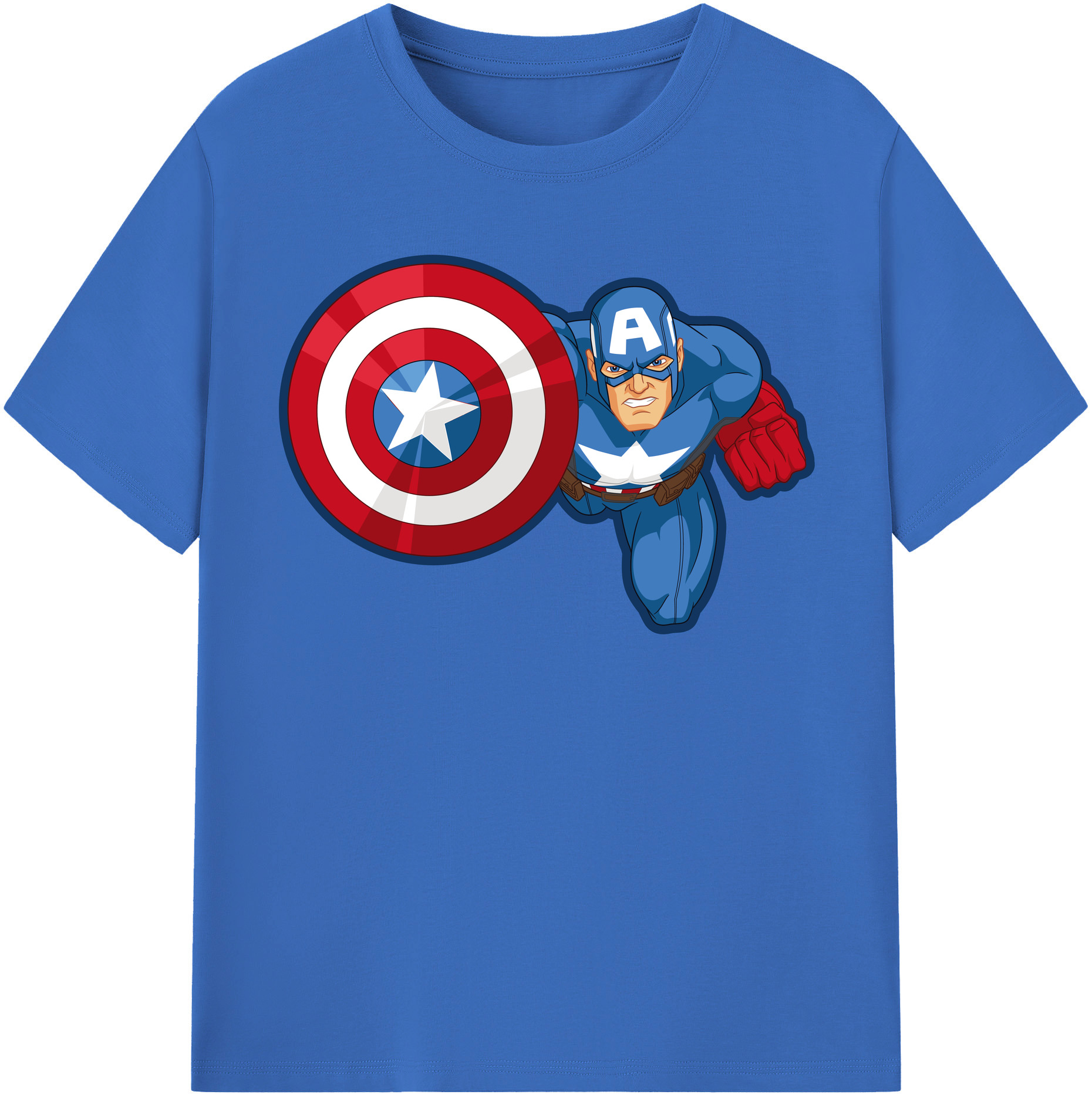 （画像用） アベンジャーズ The Avengers 綿100％半袖Tシャツ（フロントプリント）