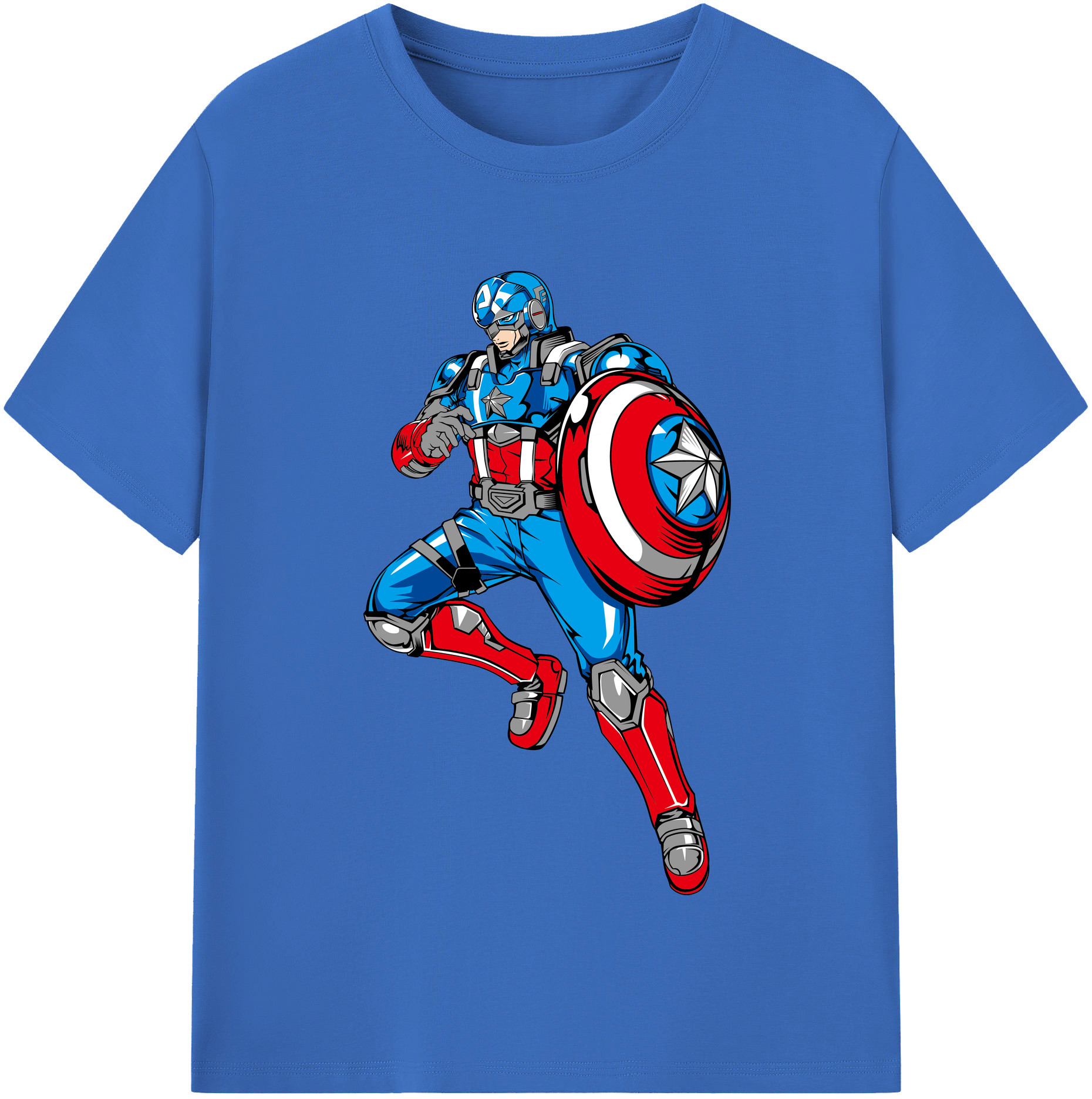 （画像用） アベンジャーズ The Avengers 綿100％半袖Tシャツ（フロントプリント）