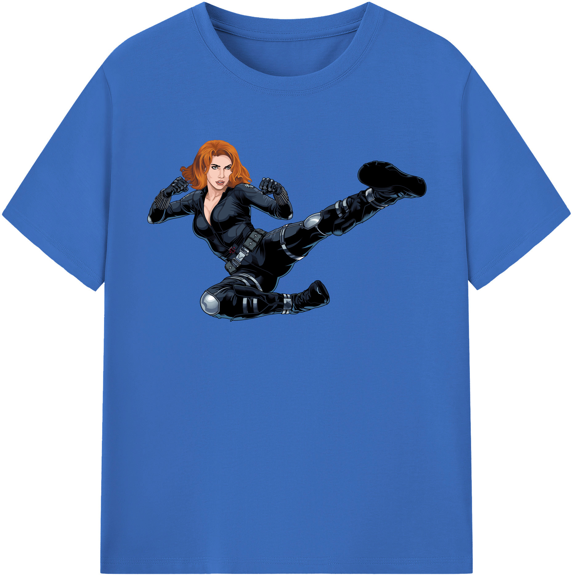 （画像用） アベンジャーズ The Avengers 綿100％半袖Tシャツ（フロントプリント）