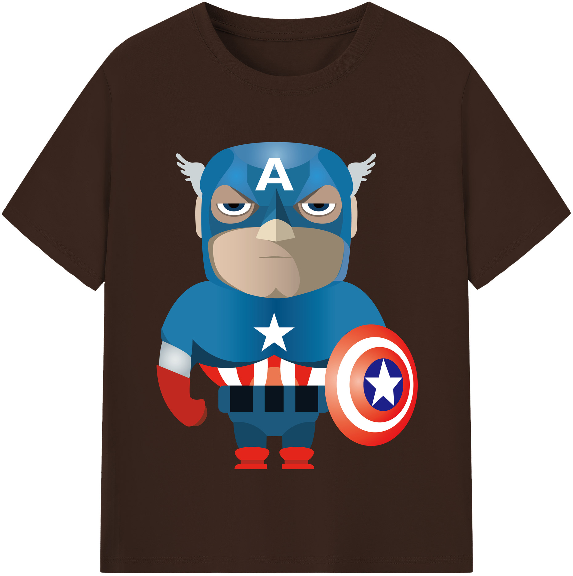 （画像用） アベンジャーズ The Avengers 綿100％半袖Tシャツ（フロントプリント）
