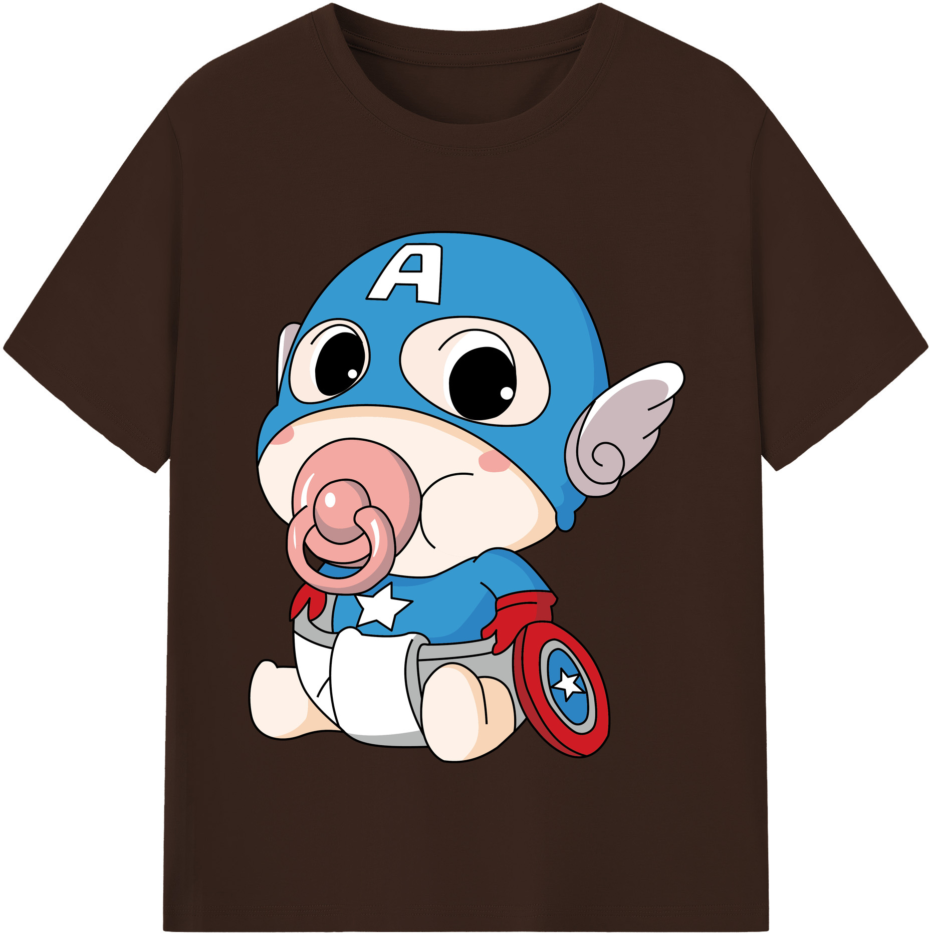 （画像用） アベンジャーズ The Avengers 綿100％半袖Tシャツ（フロントプリント）