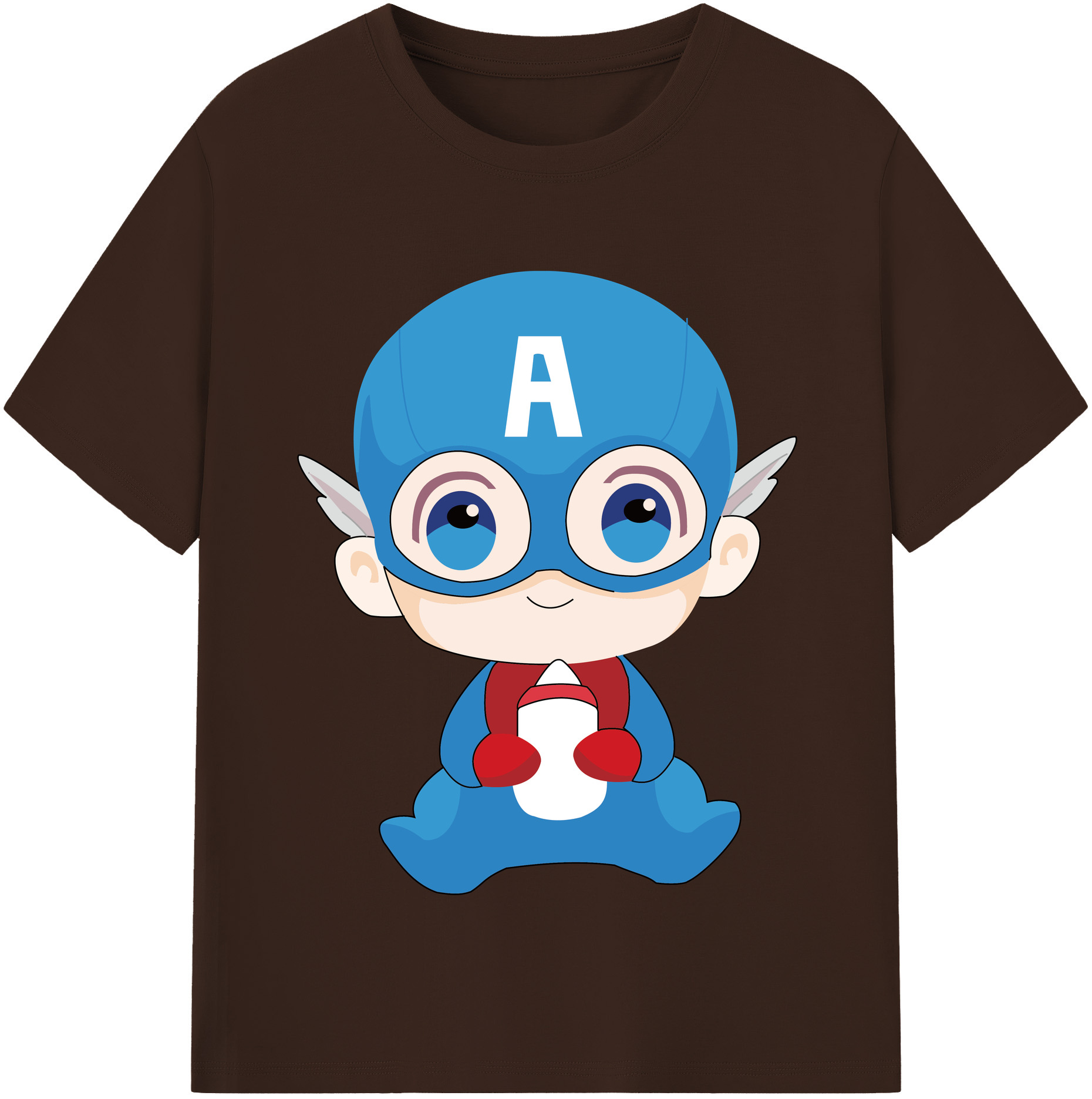 （画像用） アベンジャーズ The Avengers 綿100％半袖Tシャツ（フロントプリント）