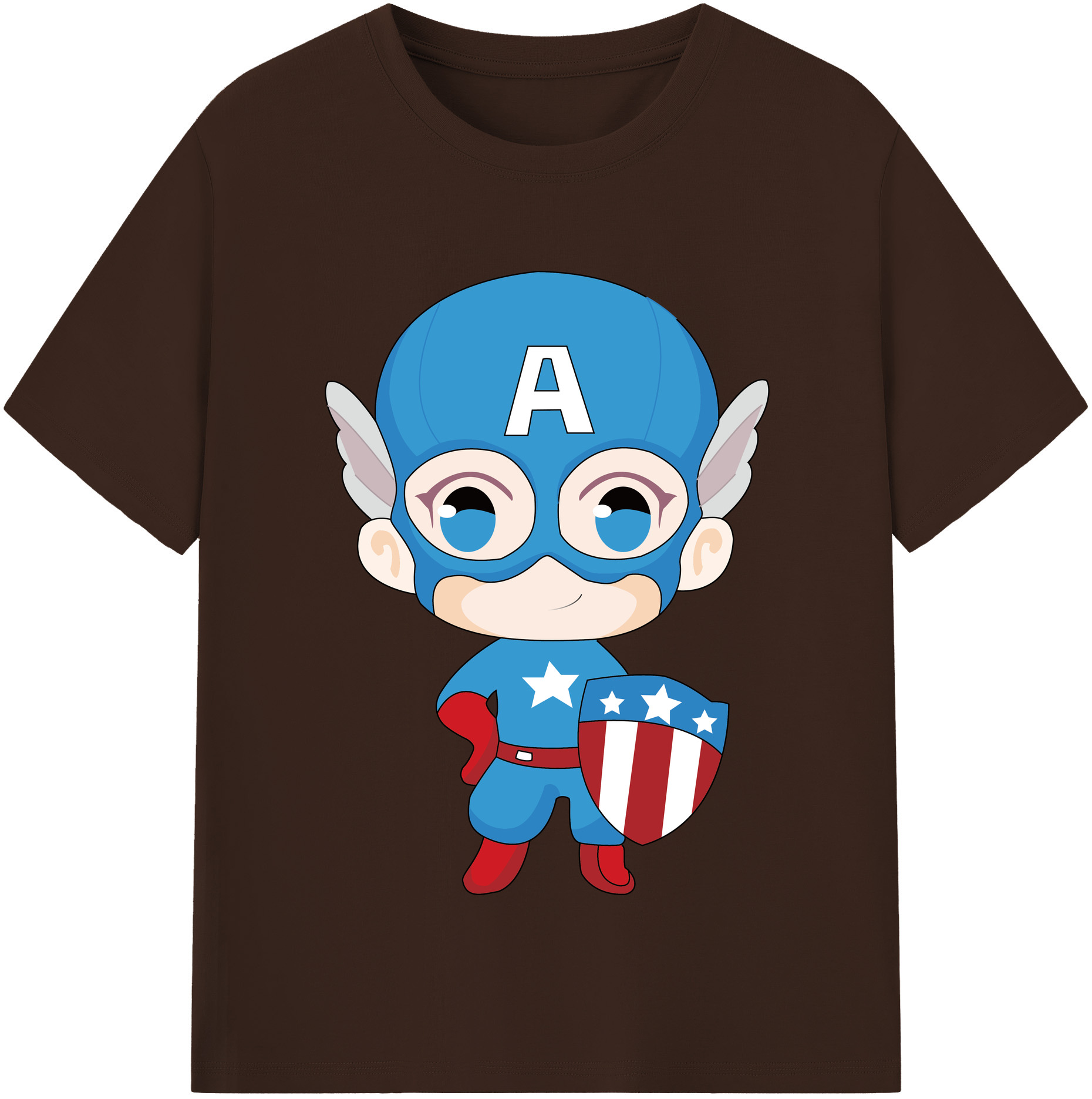 （画像用） アベンジャーズ The Avengers 綿100％半袖Tシャツ（フロントプリント）