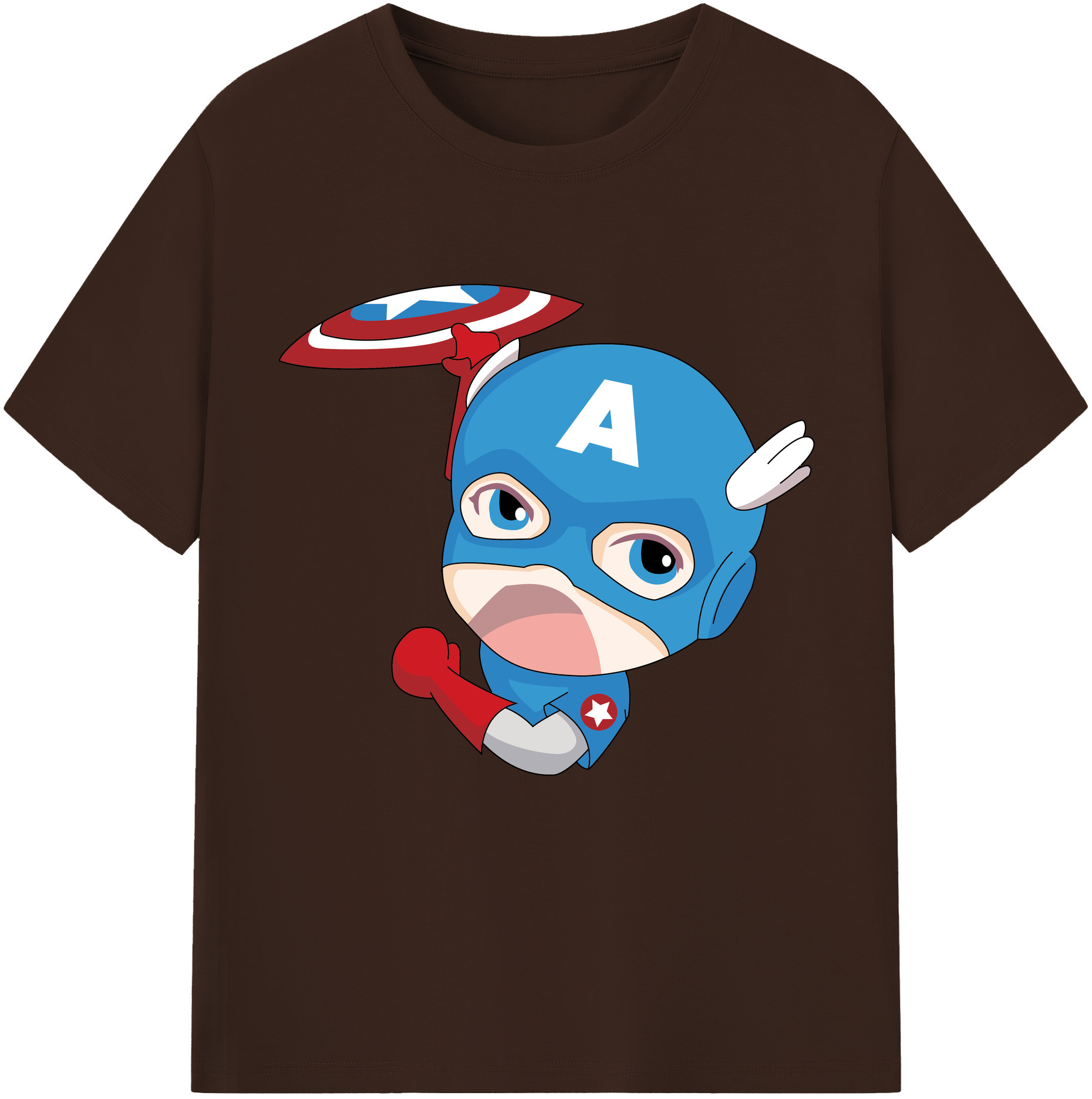 （画像用） アベンジャーズ The Avengers 綿100％半袖Tシャツ（フロントプリント）