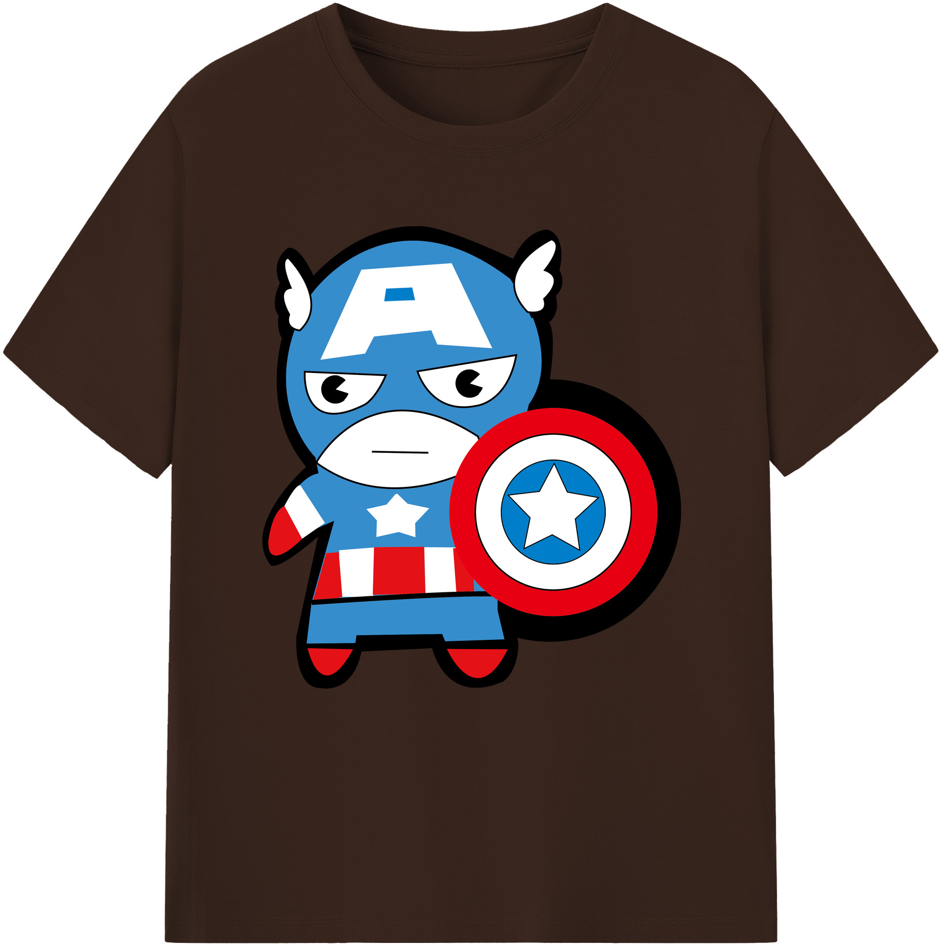 （画像用） アベンジャーズ The Avengers 綿100％半袖Tシャツ（フロントプリント）