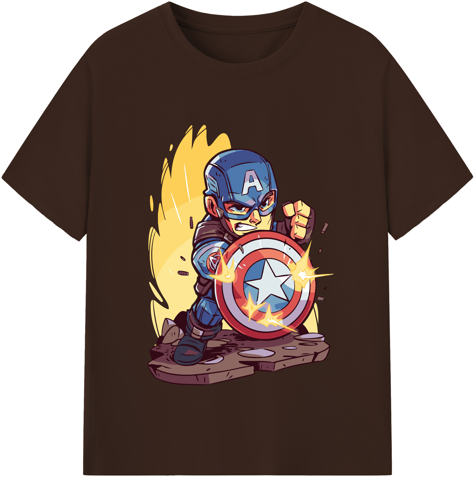 （画像用） アベンジャーズ The Avengers 綿100％半袖Tシャツ（フロントプリント）