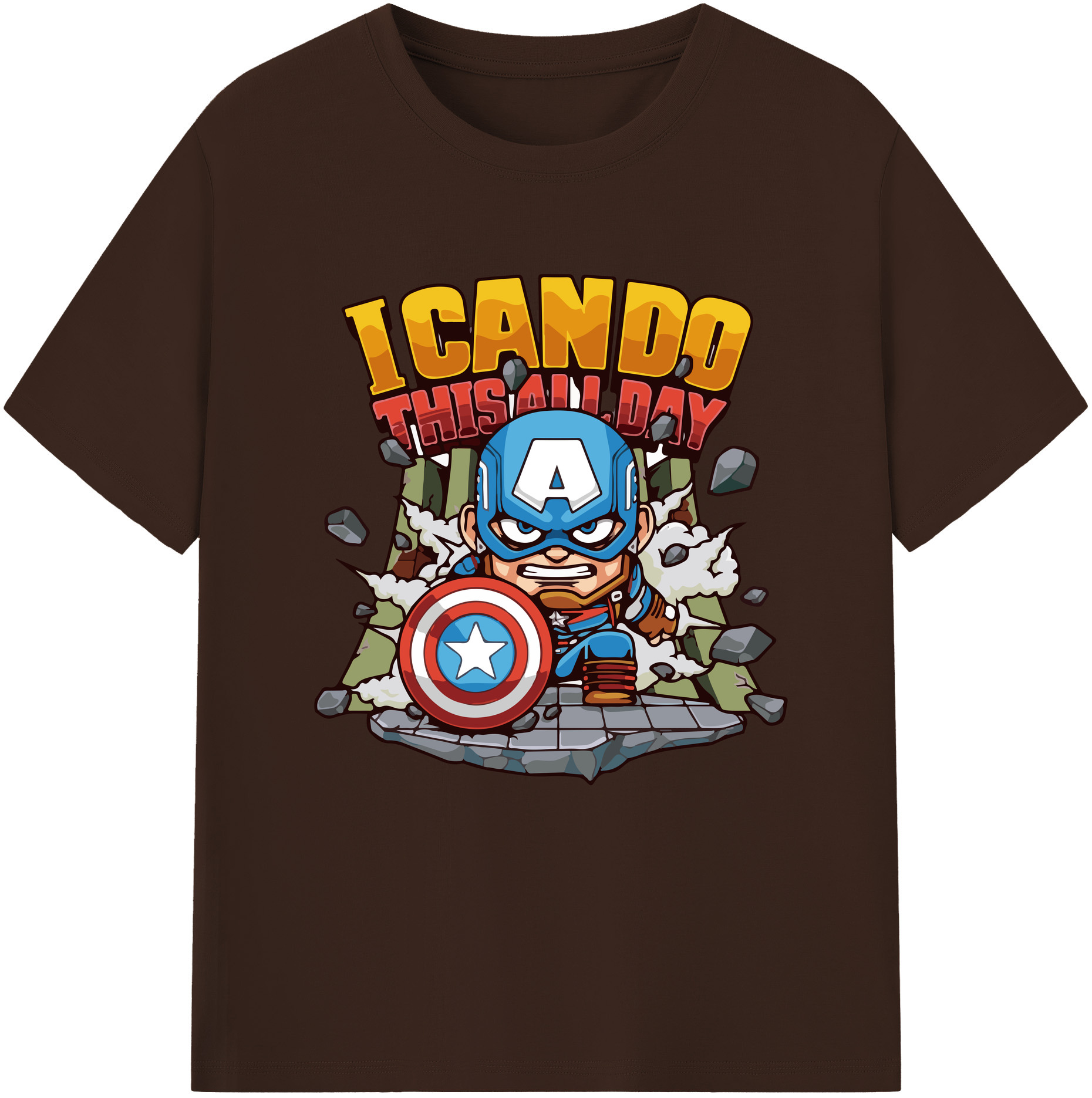 （画像用） アベンジャーズ The Avengers 綿100％半袖Tシャツ（フロントプリント）