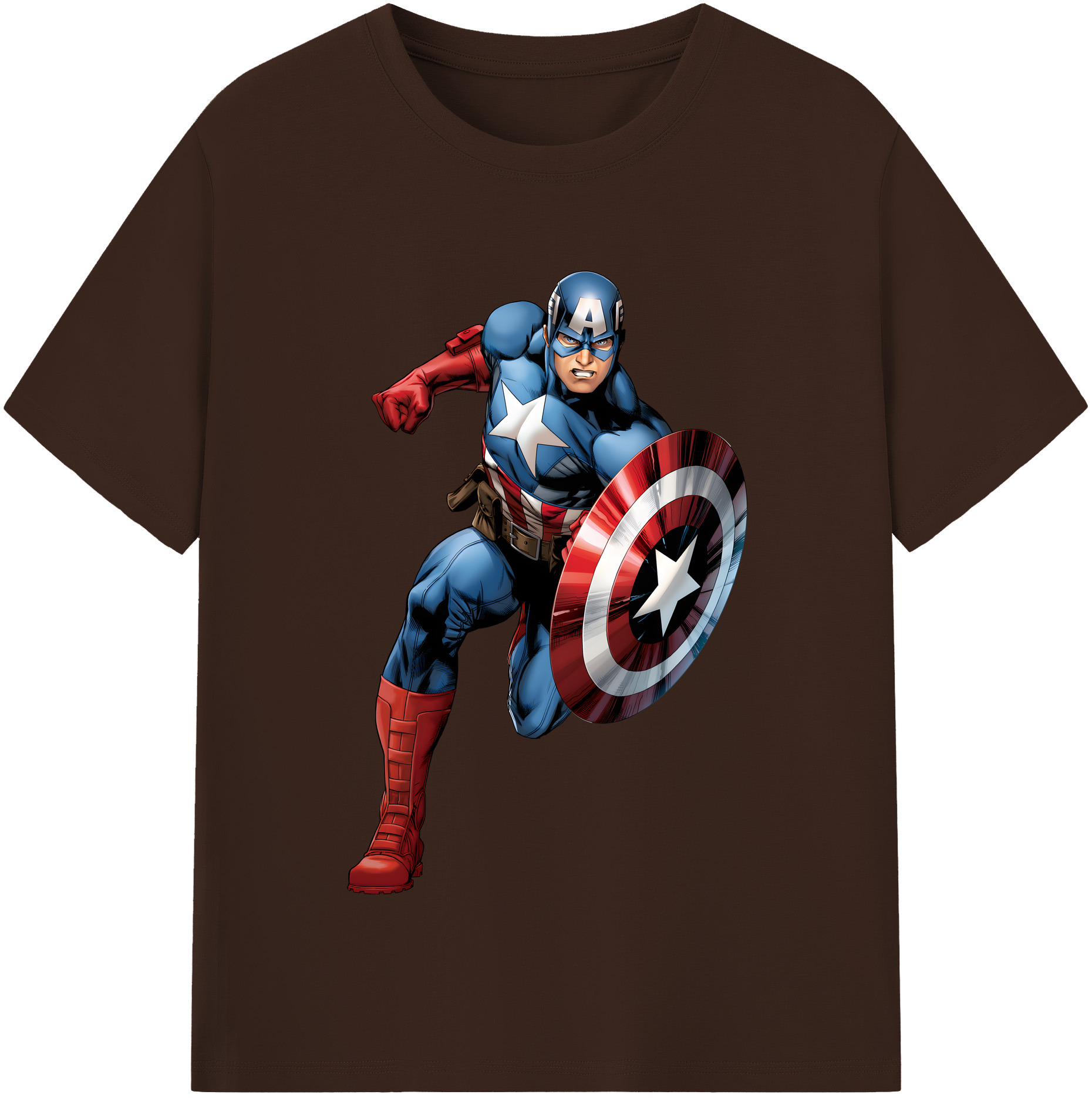 （画像用） アベンジャーズ The Avengers 綿100％半袖Tシャツ（フロントプリント）