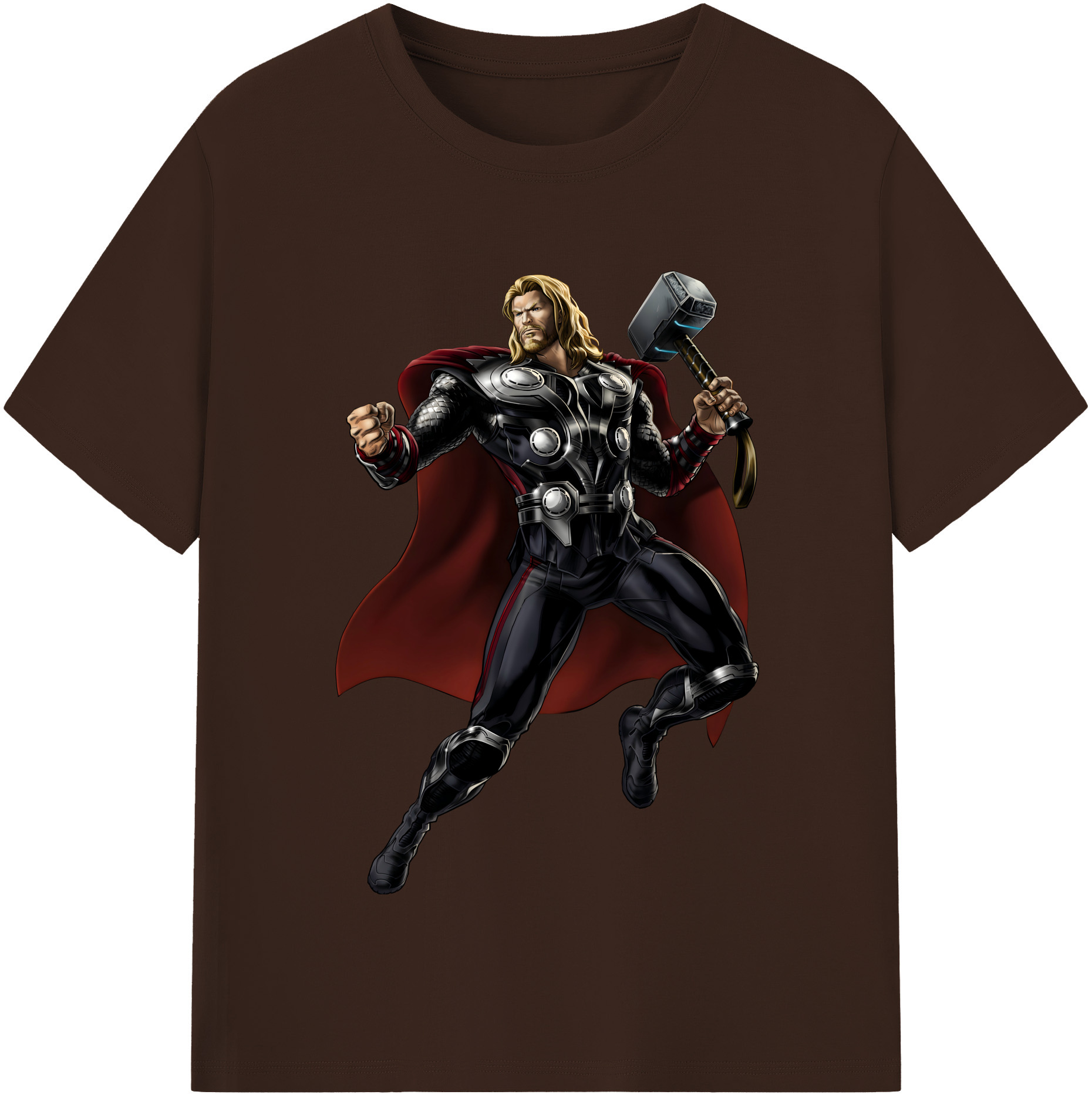 （画像用） アベンジャーズ The Avengers 綿100％半袖Tシャツ（フロントプリント）